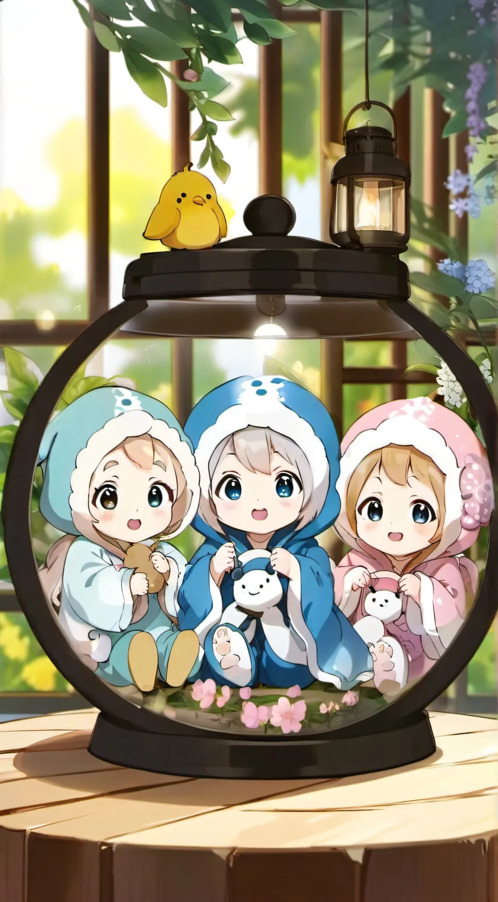 ai character: eli ana y ximena 🍓 background