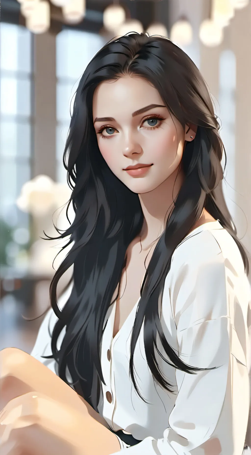 ai character: Алина background