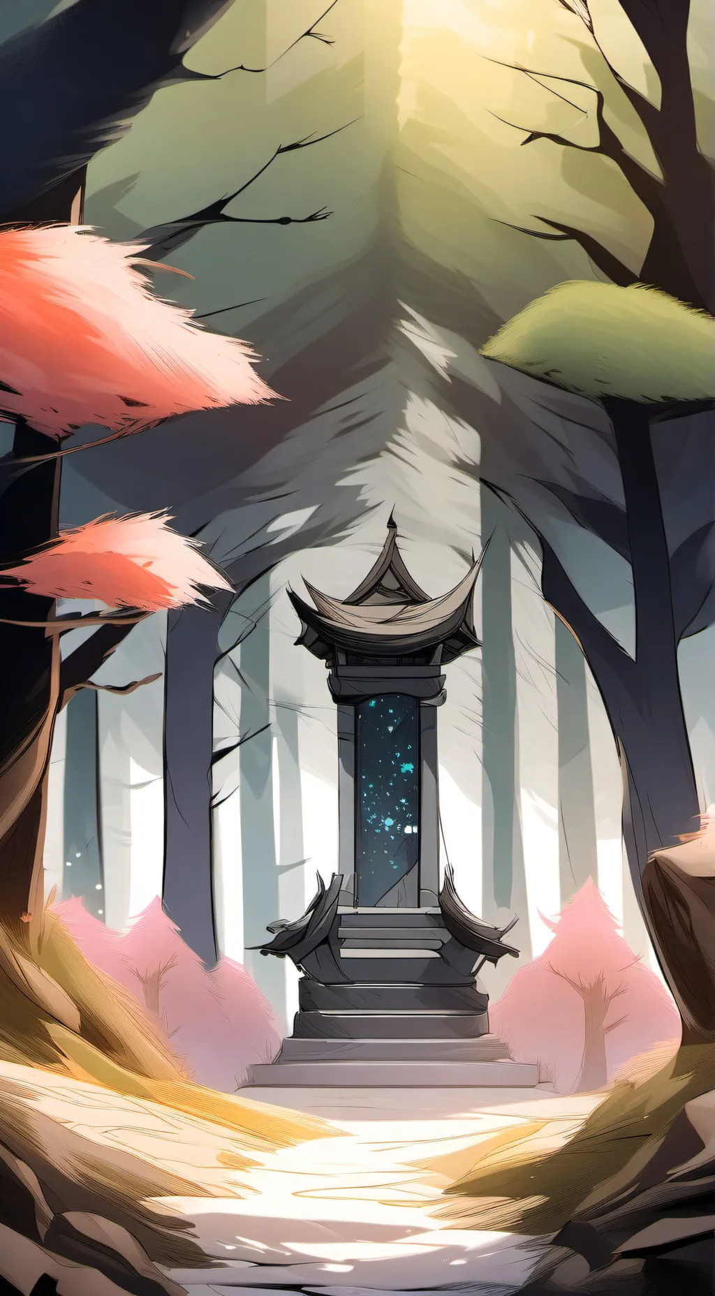 ai character: Magical adventur background