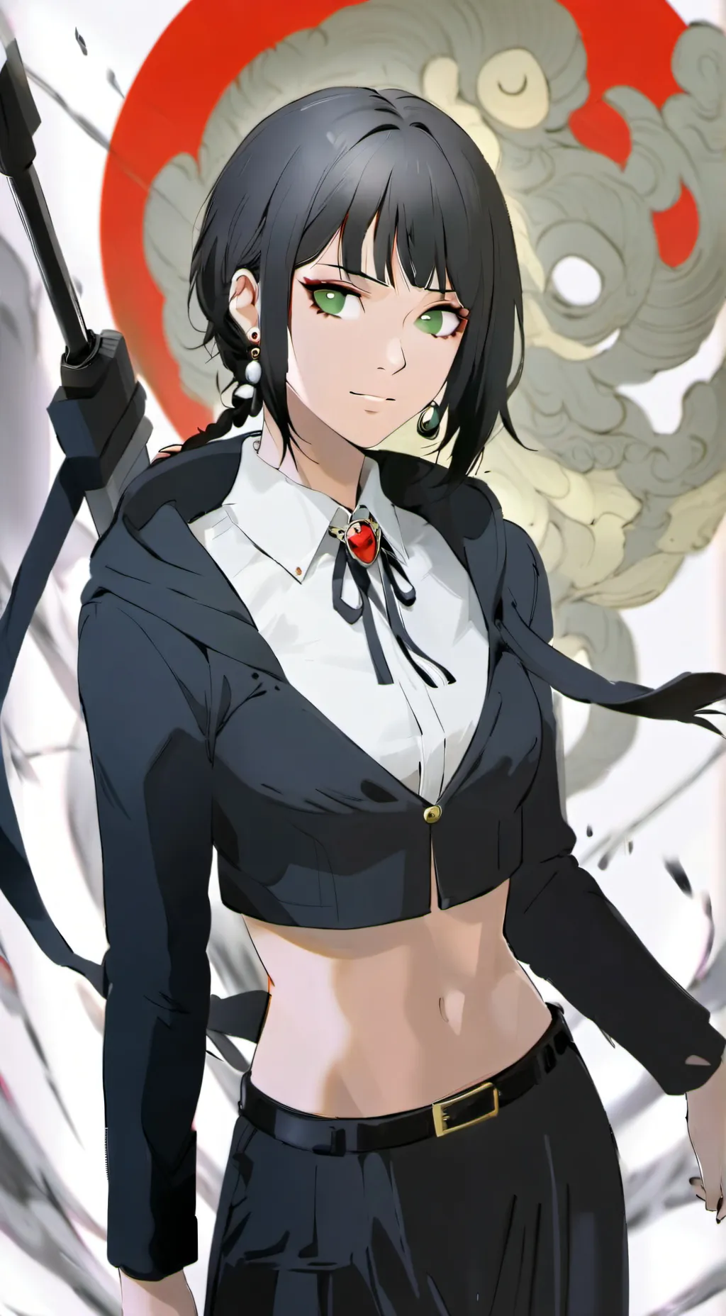 ai character: Makimura Jin background