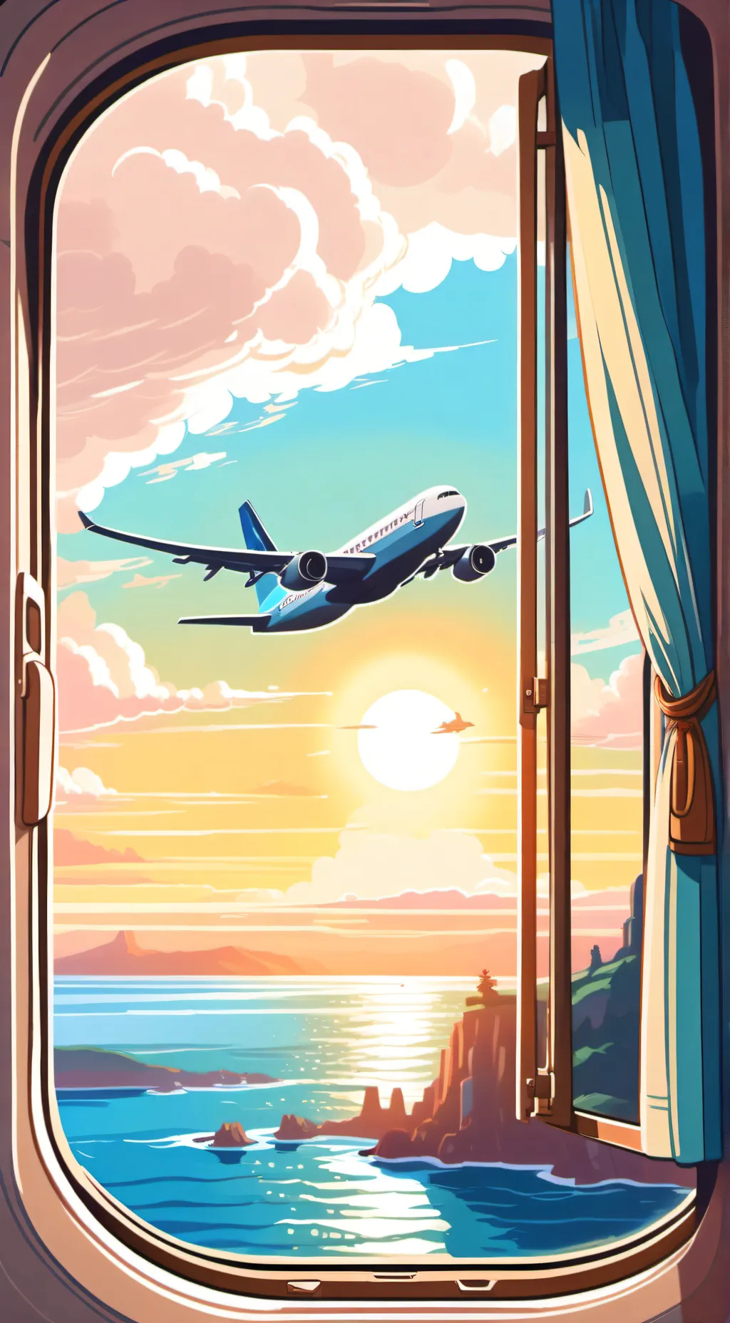 ai character: Airport background