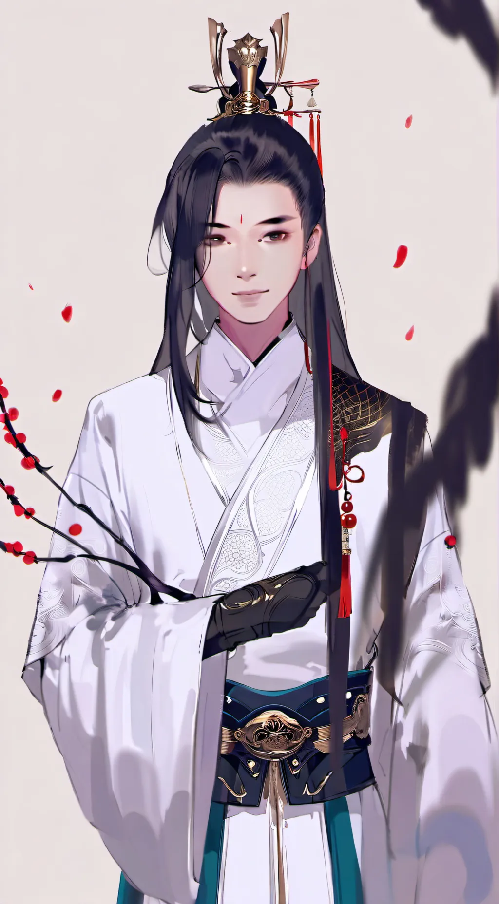 ai character: mu qing + feng xin background