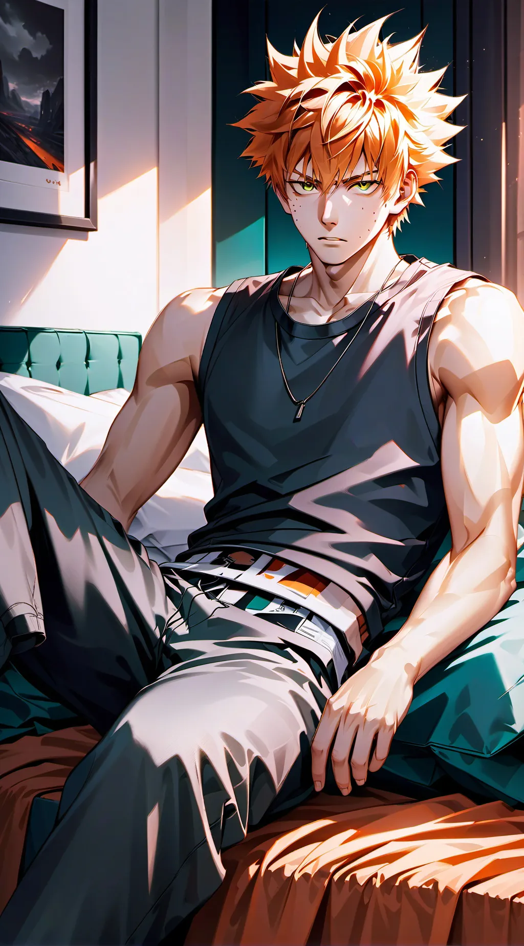 ai character: Bakugo  background