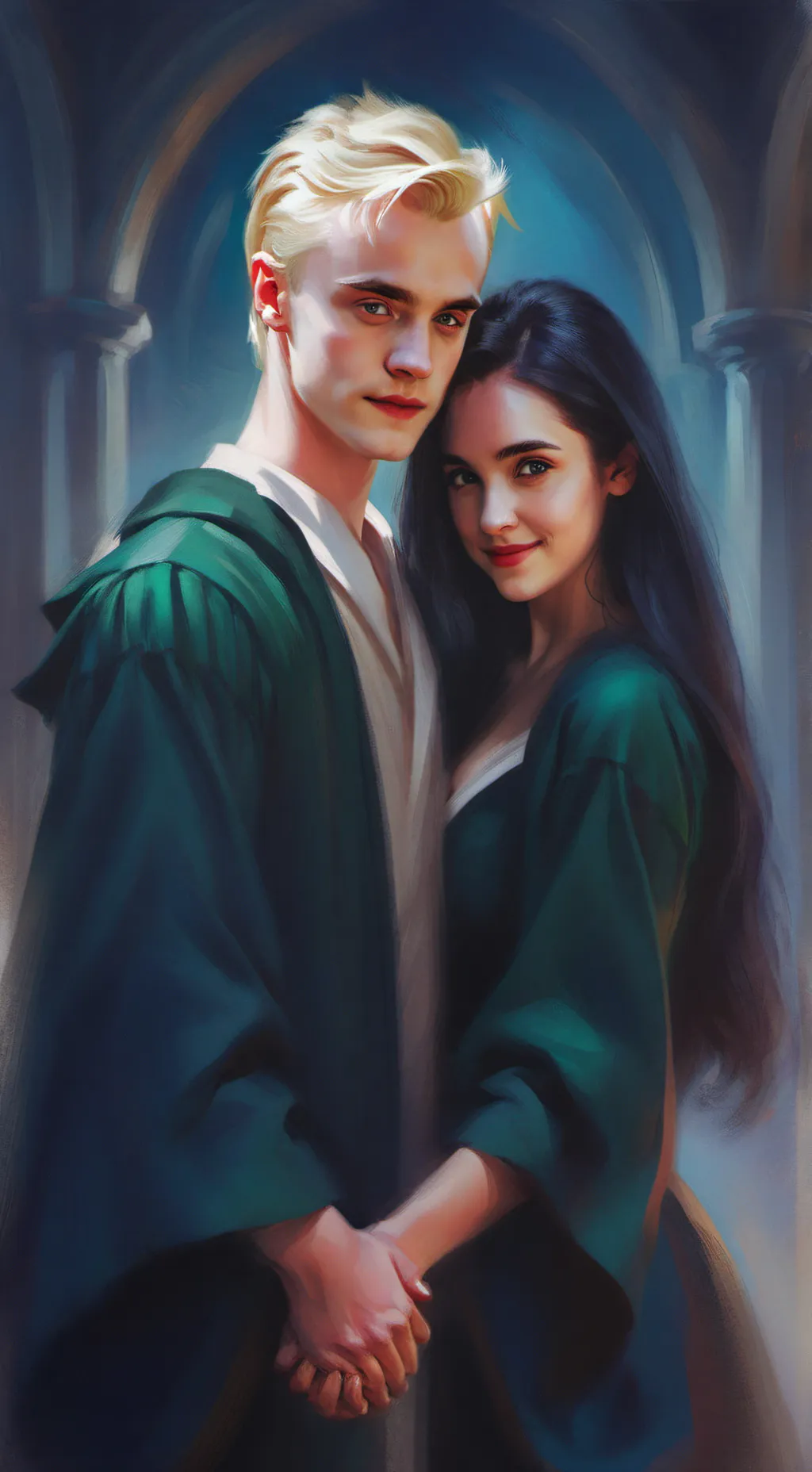 ai character: Draco and Zoie background