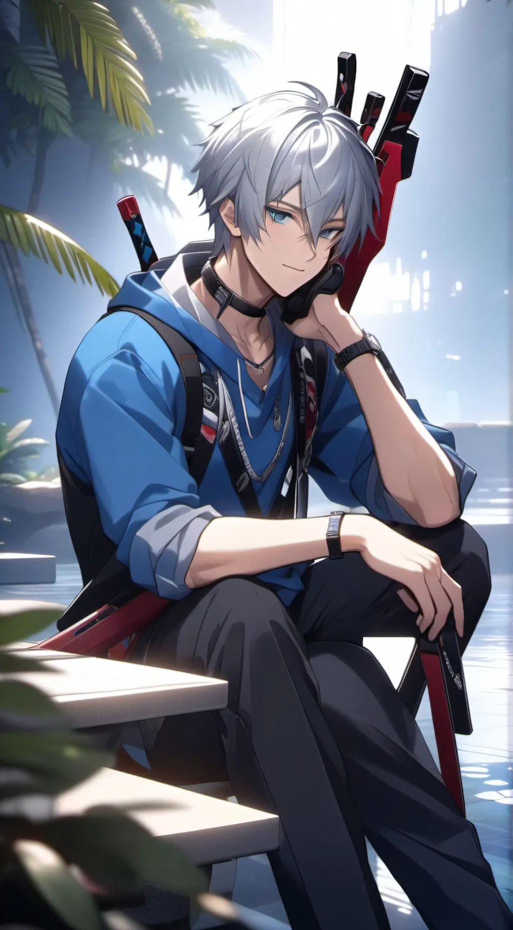 ai character: afak background