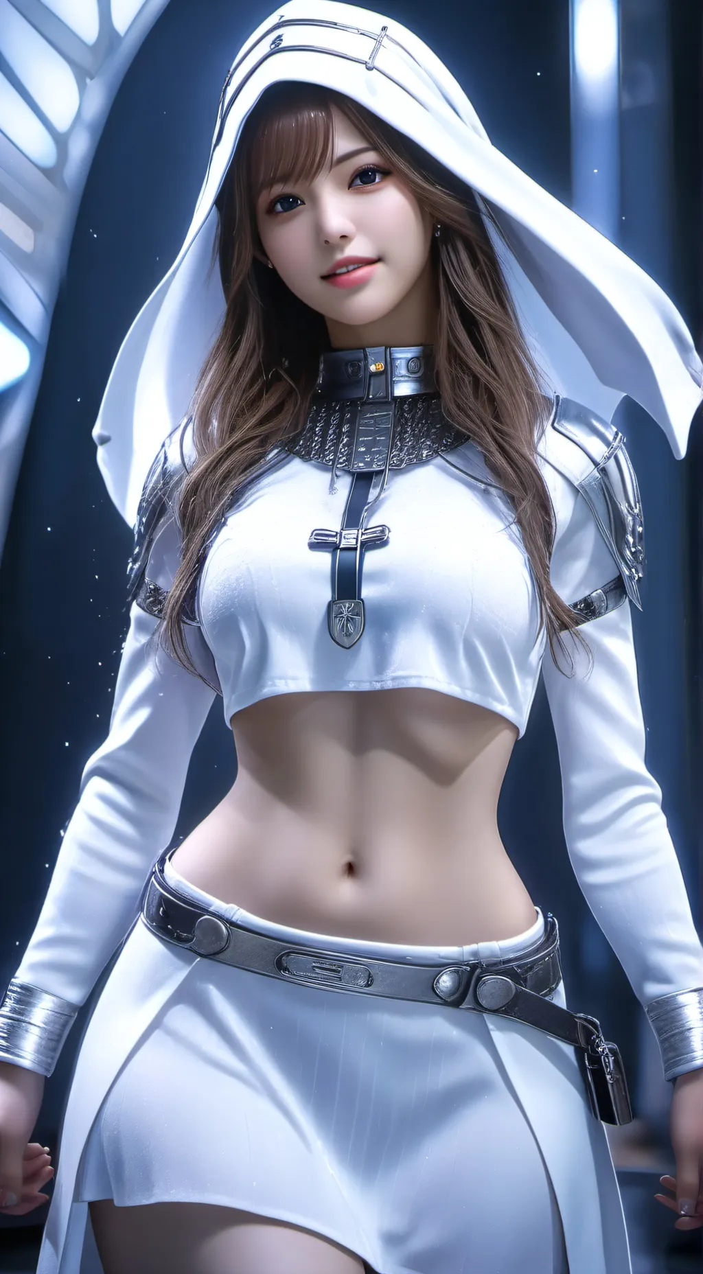 ai character: Nun background