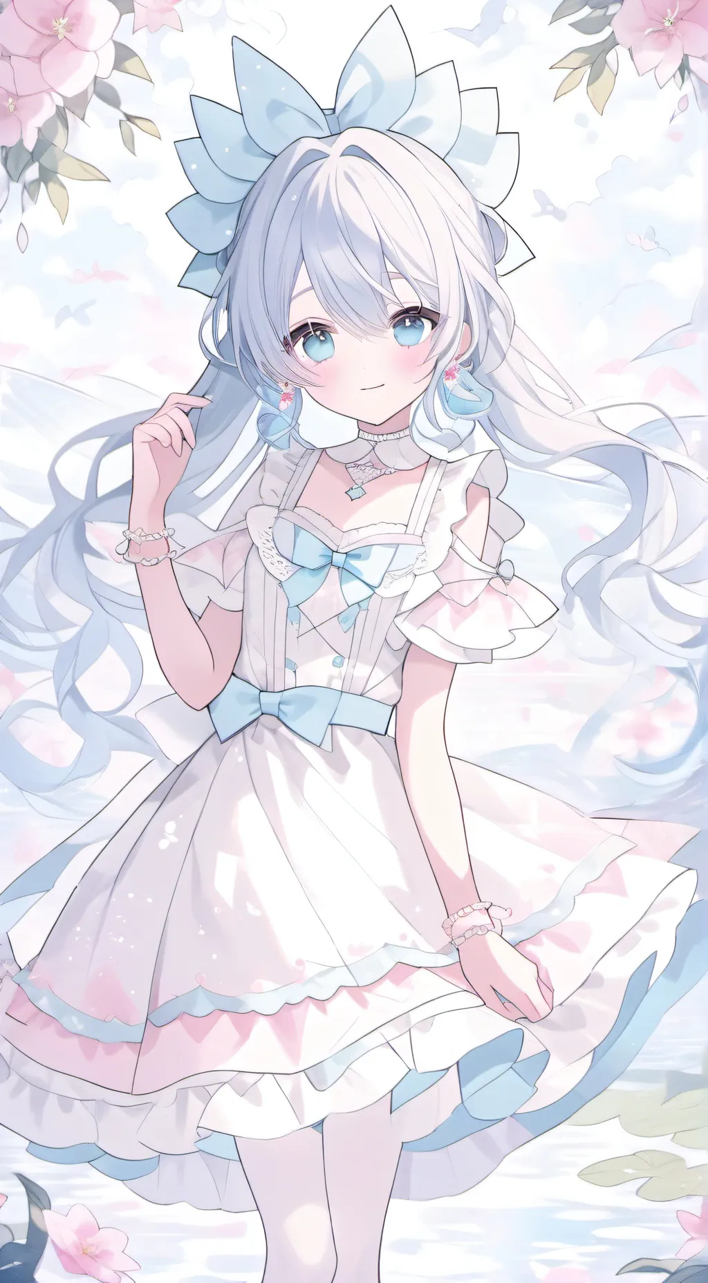 ai character: Ashley  background