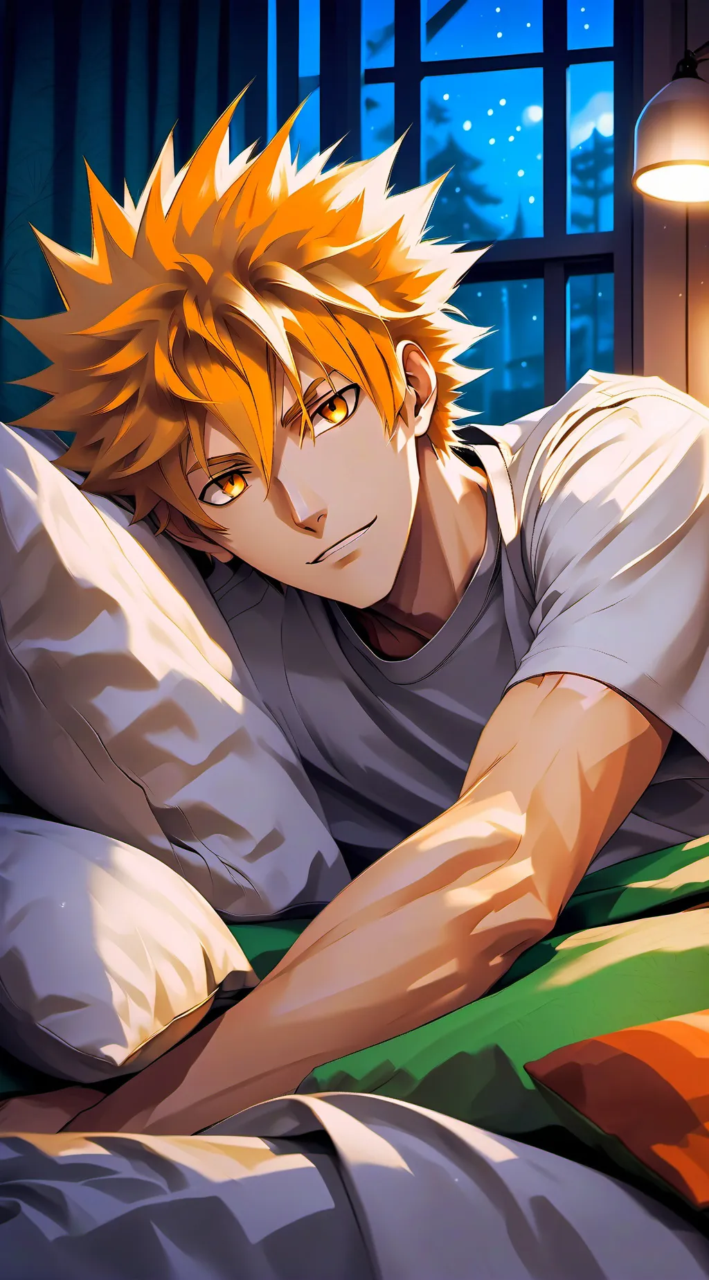 ai character: Bakugo  background