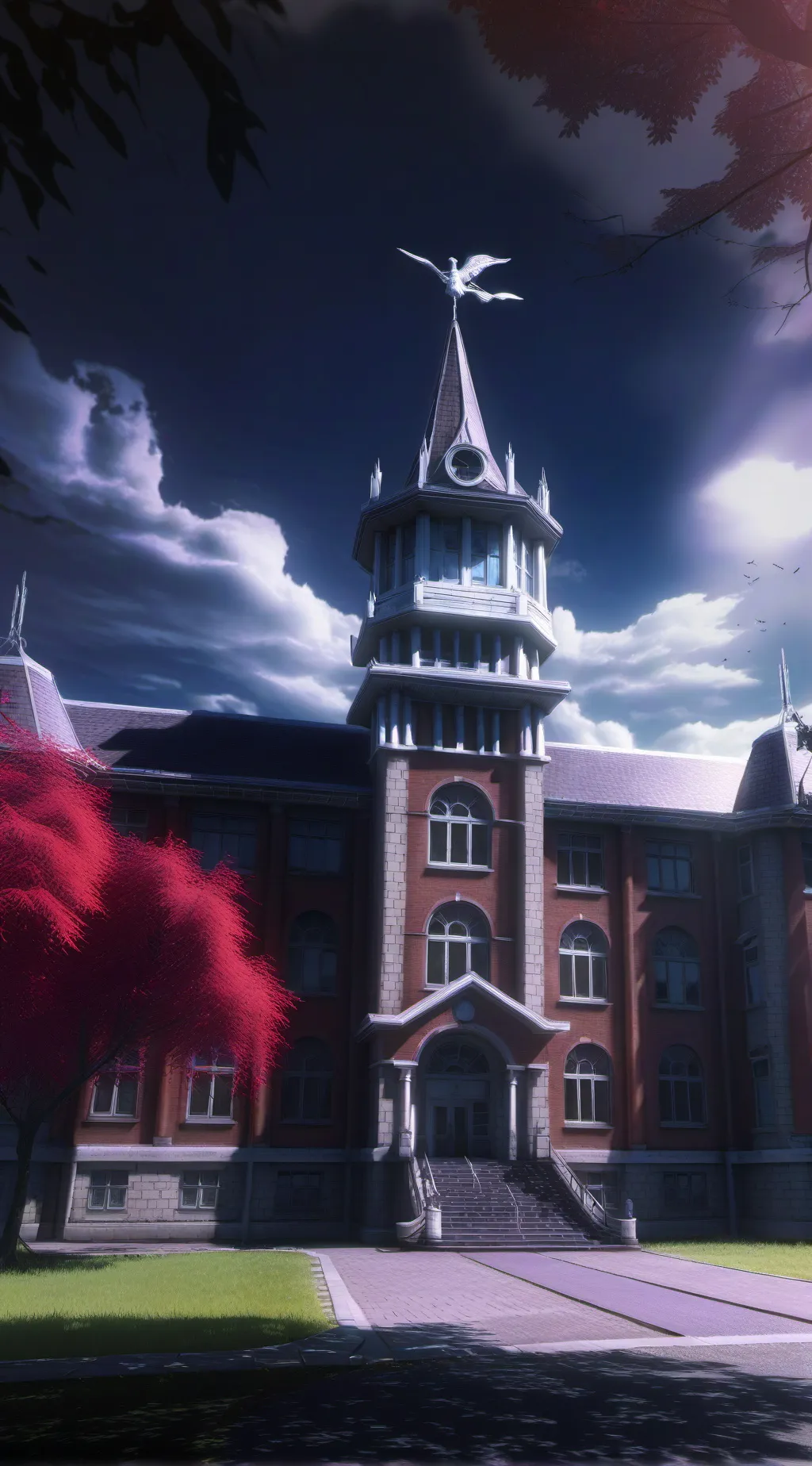 ai character: escola amaldiçoada background