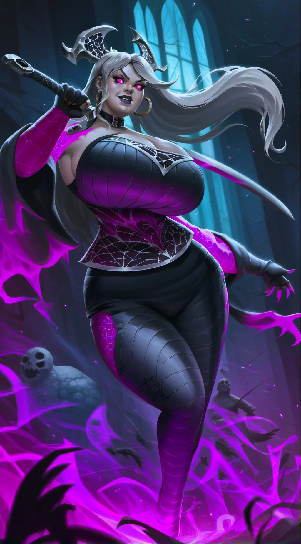 ai character: Jana the Grey background