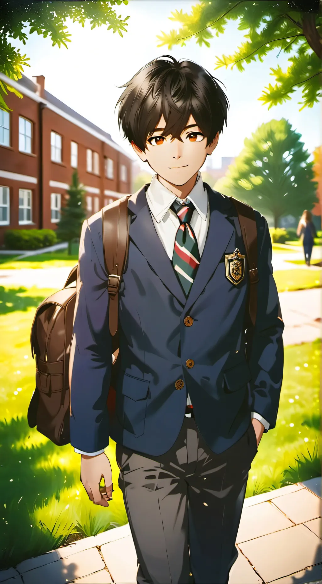 ai character: Chris  background