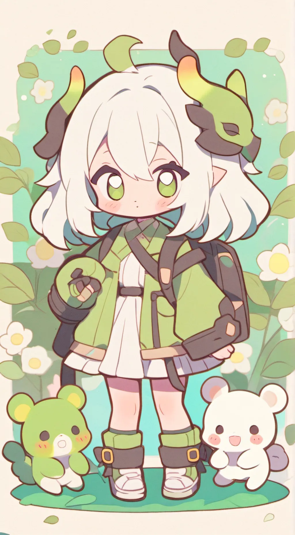 ai character: Love story background