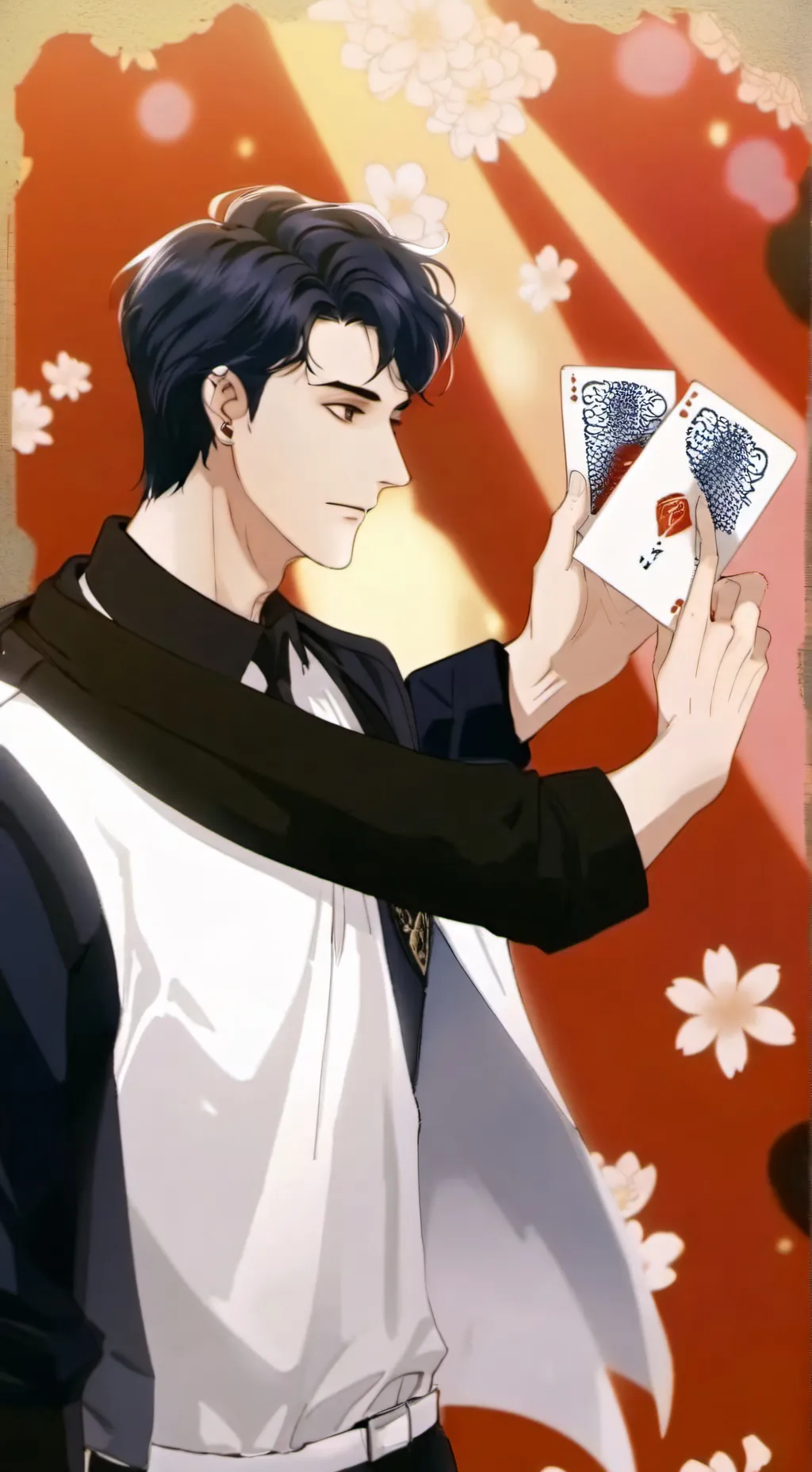 ai character: Liam yoga background