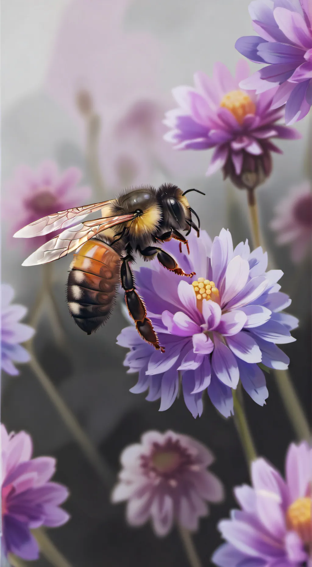 ai character: beehive  background