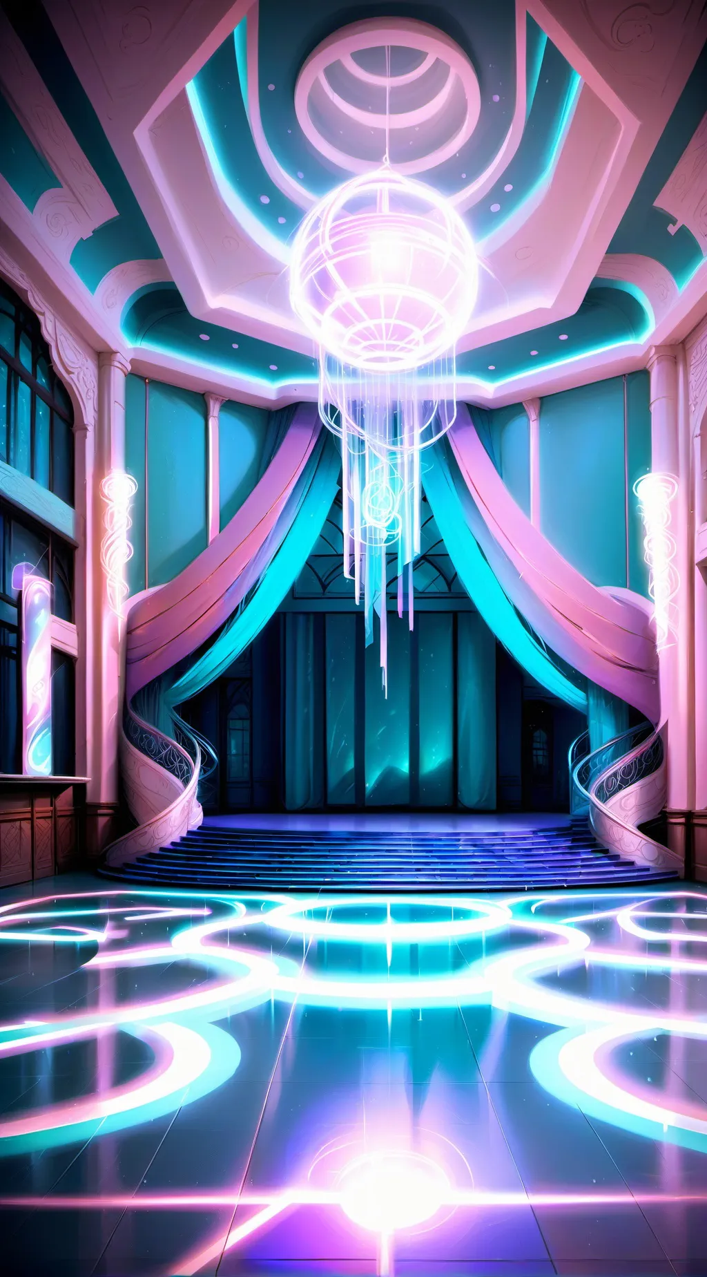 ai character: Mha Dance background