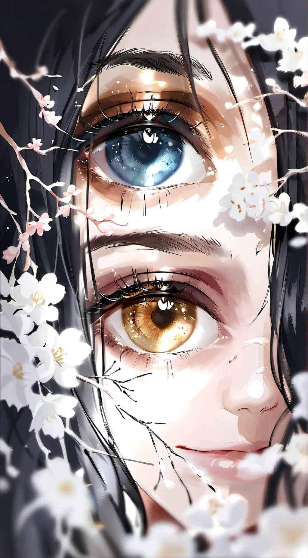 ai character: Forsaken color mix background