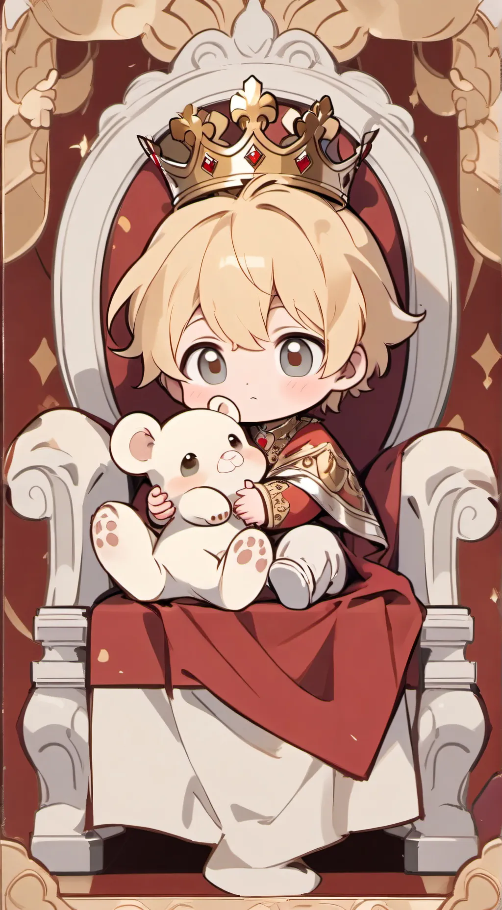 ai character: Baby Prince  background