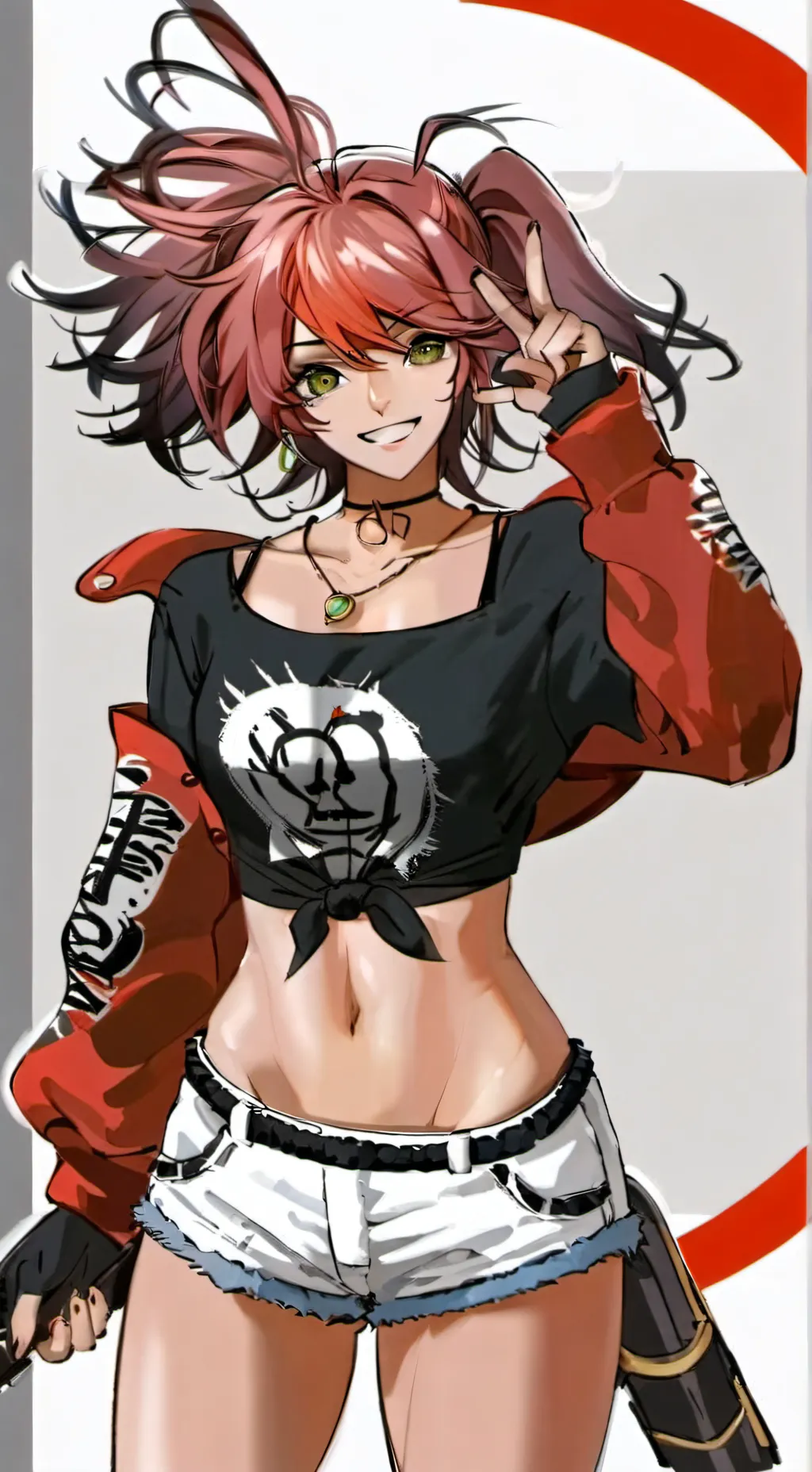 ai character: Ruby/Baddie slay background