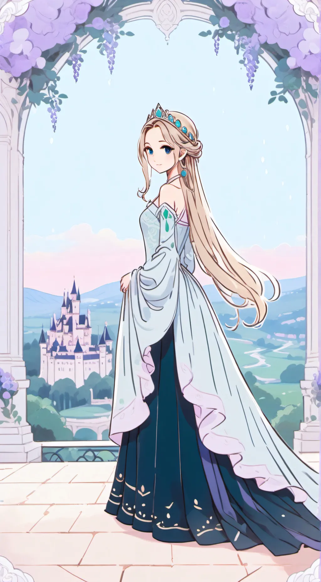 ai character: Prinzessin background