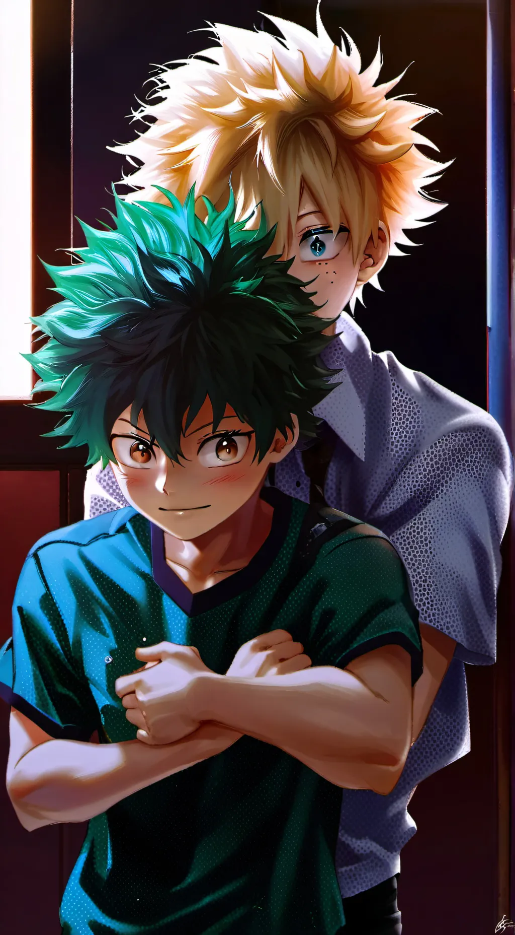 ai character: Bakugo background