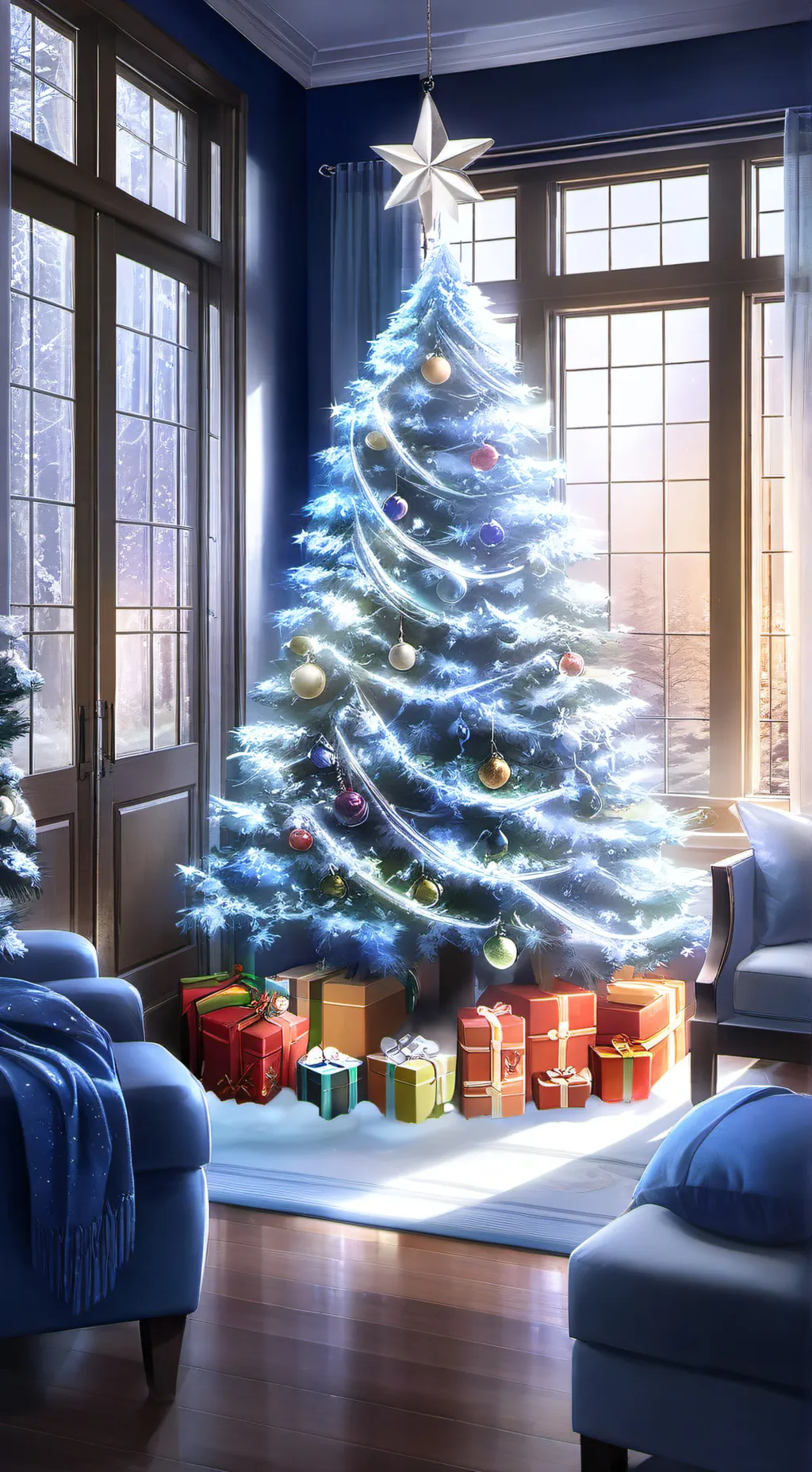 ai character: the perfect xmasdw background