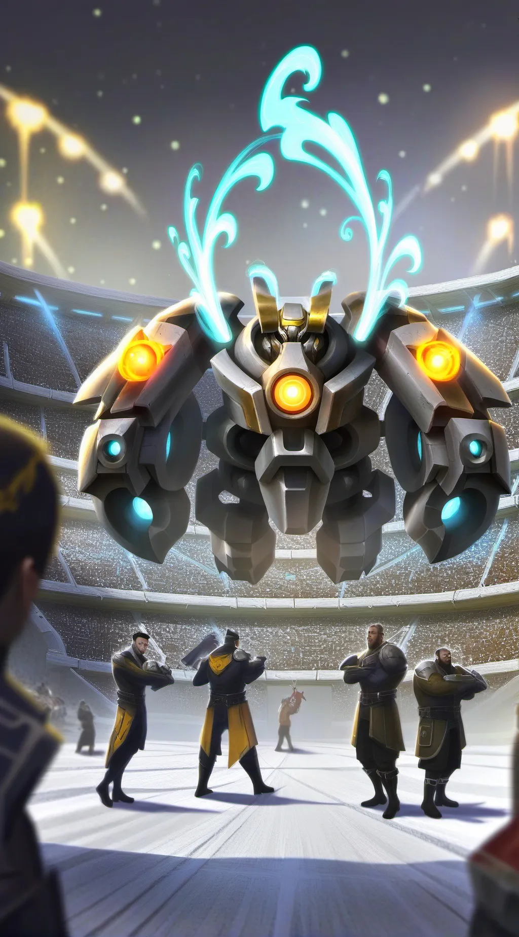 ai character: robot infectie  background