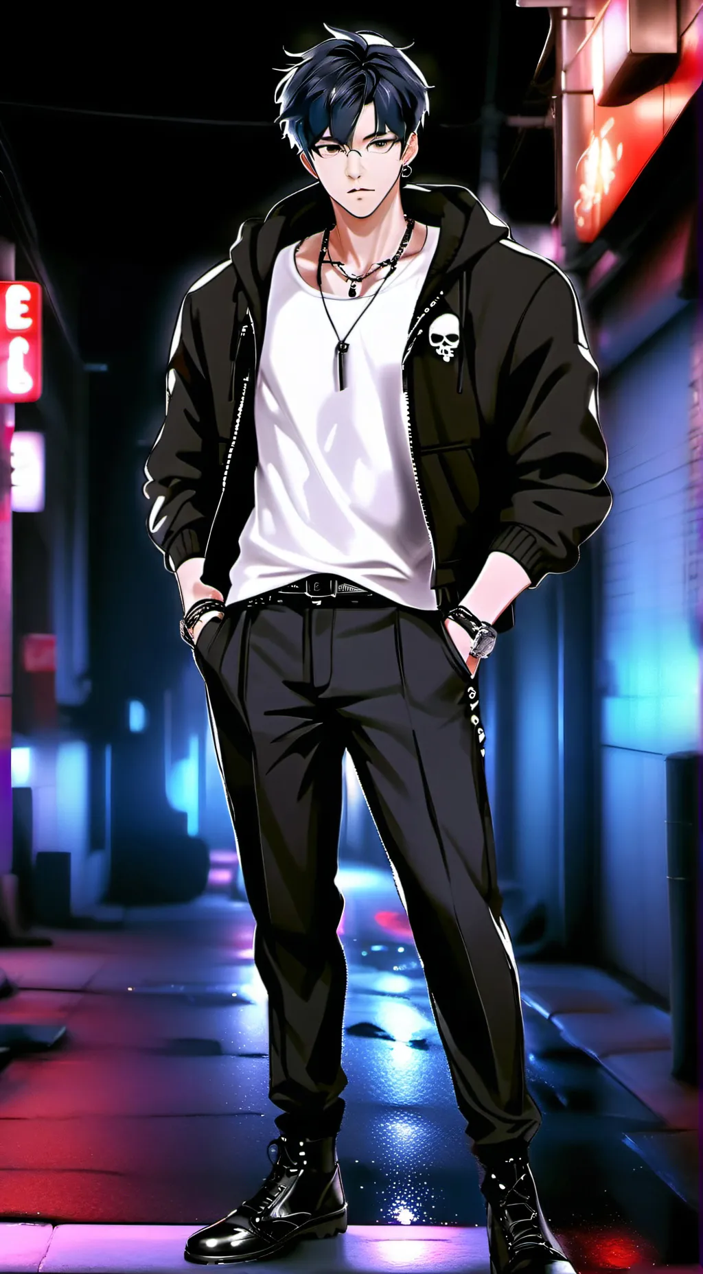 ai character: Takie background