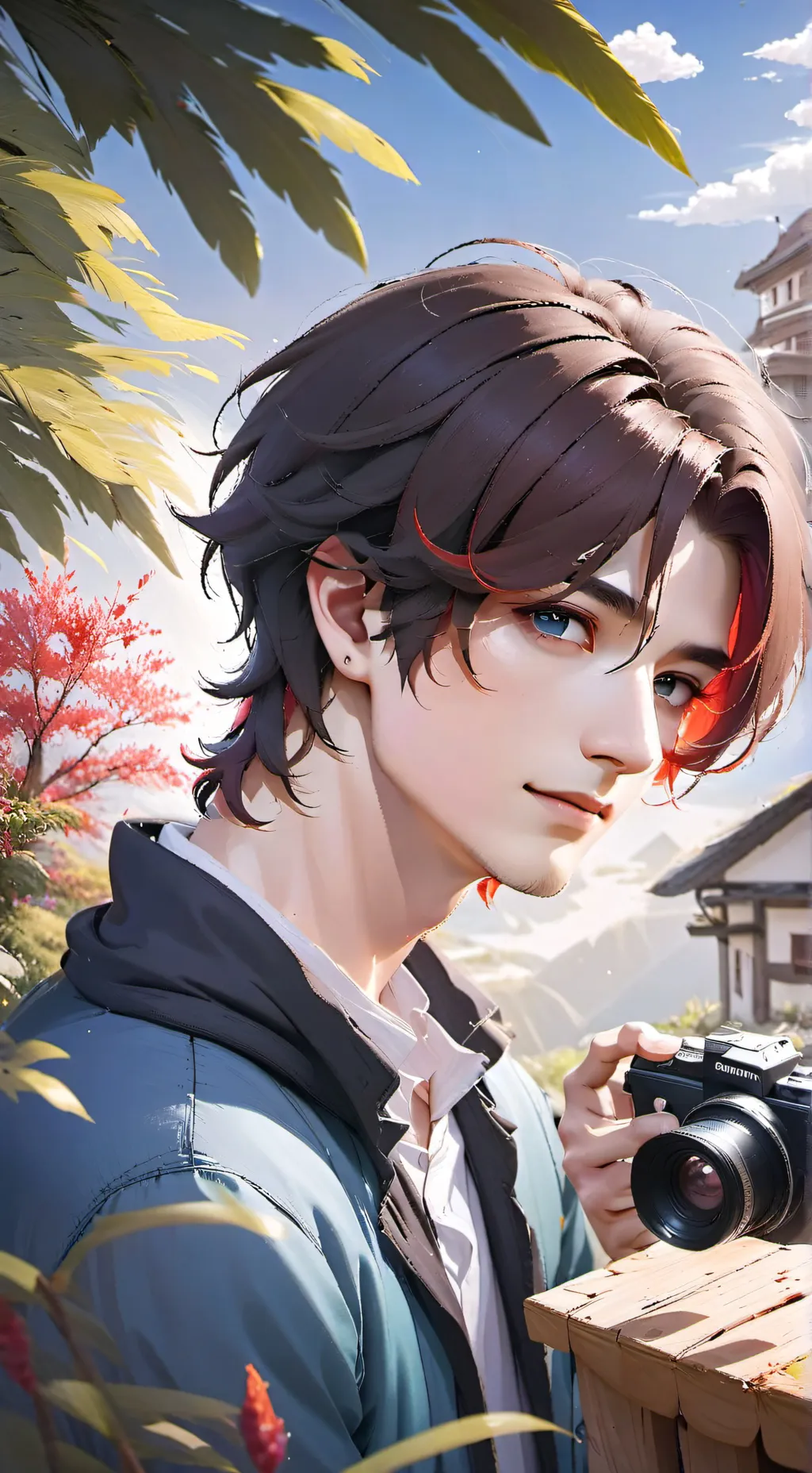 ai character: Mark background