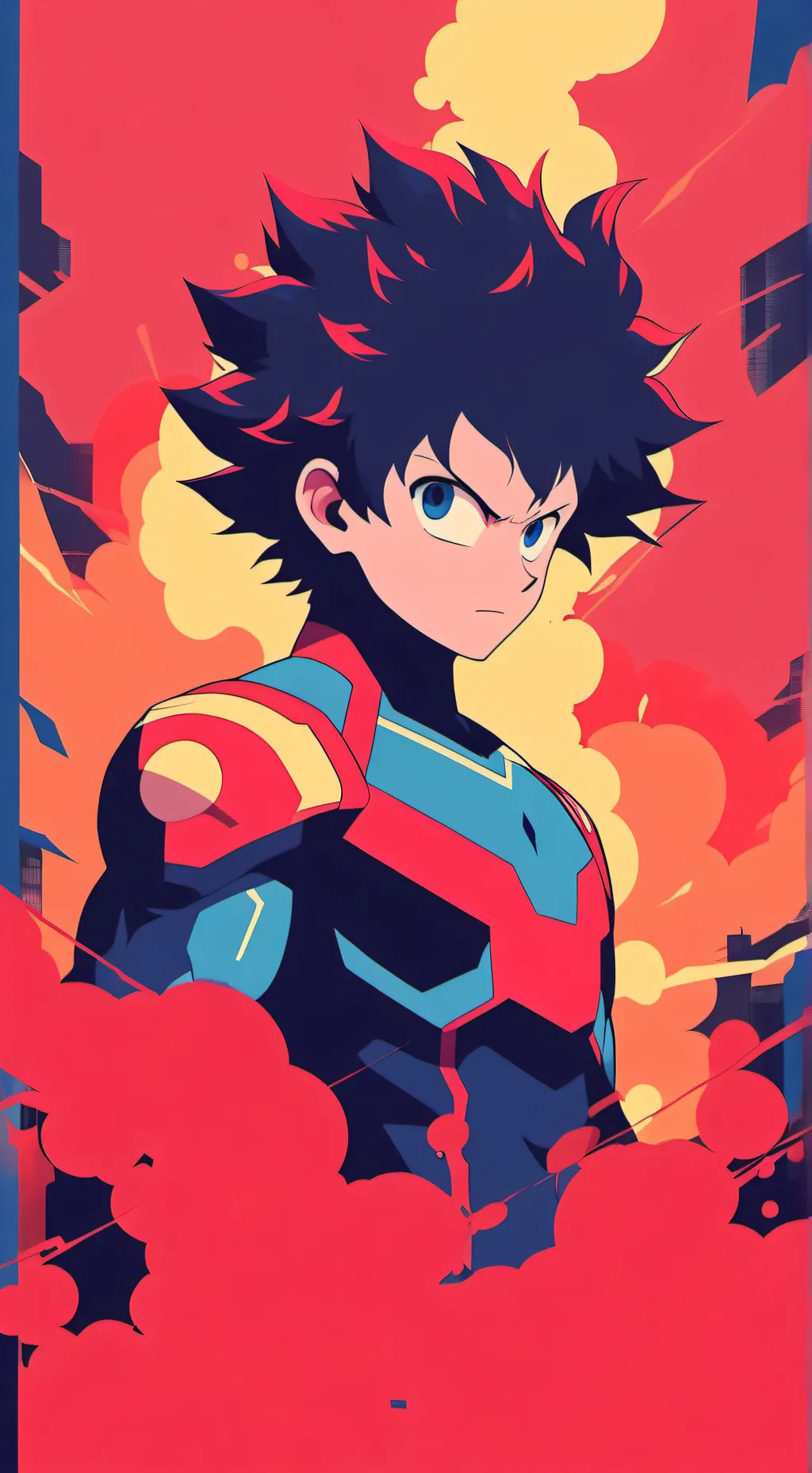 ai character: mha background