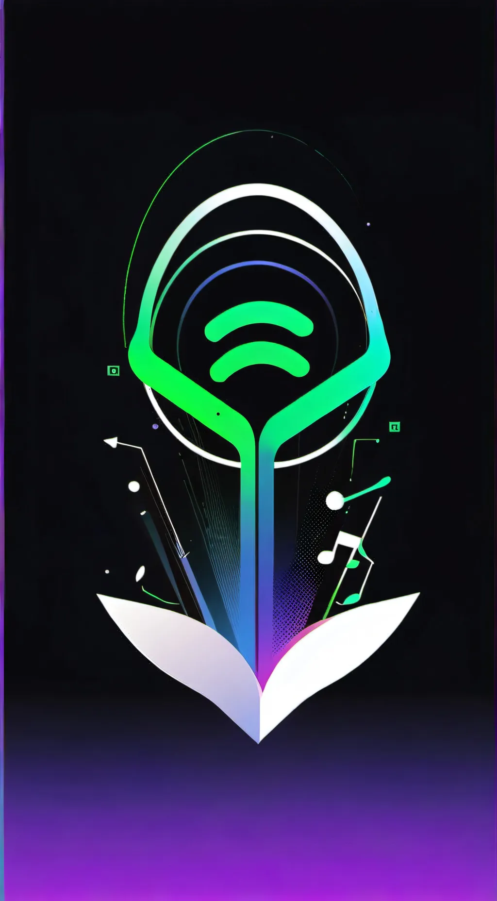 ai character: spotify background