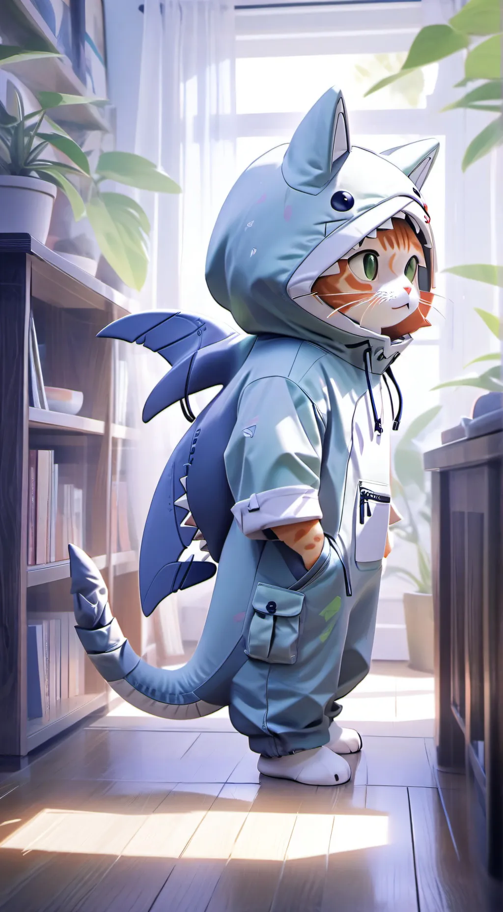 ai character: baby  background