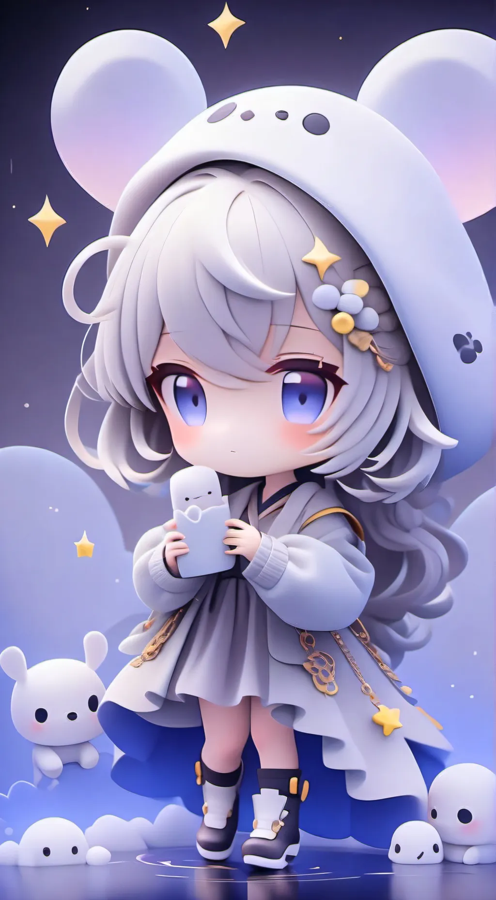 ai character: Moumou background