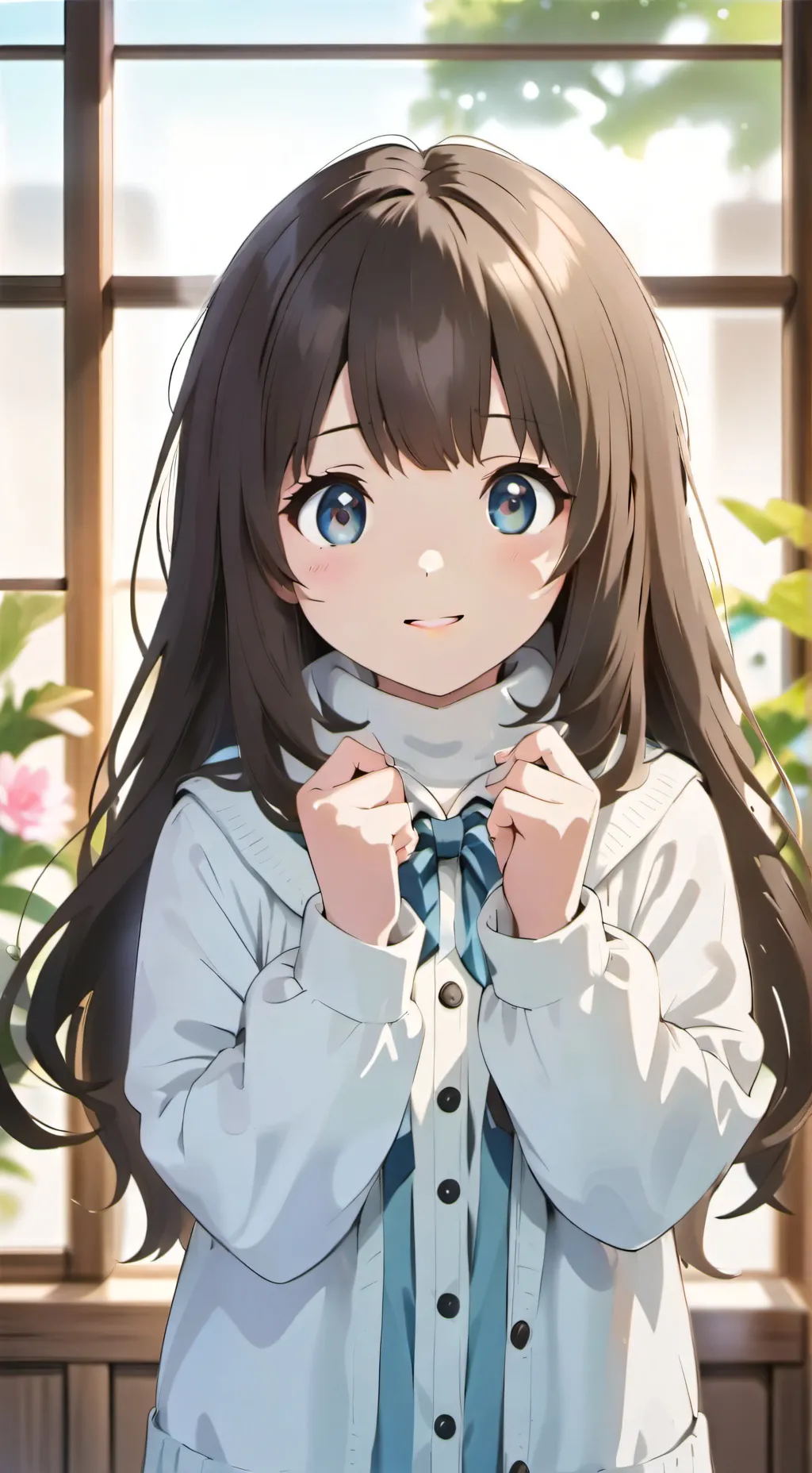 ai character: Erika  background