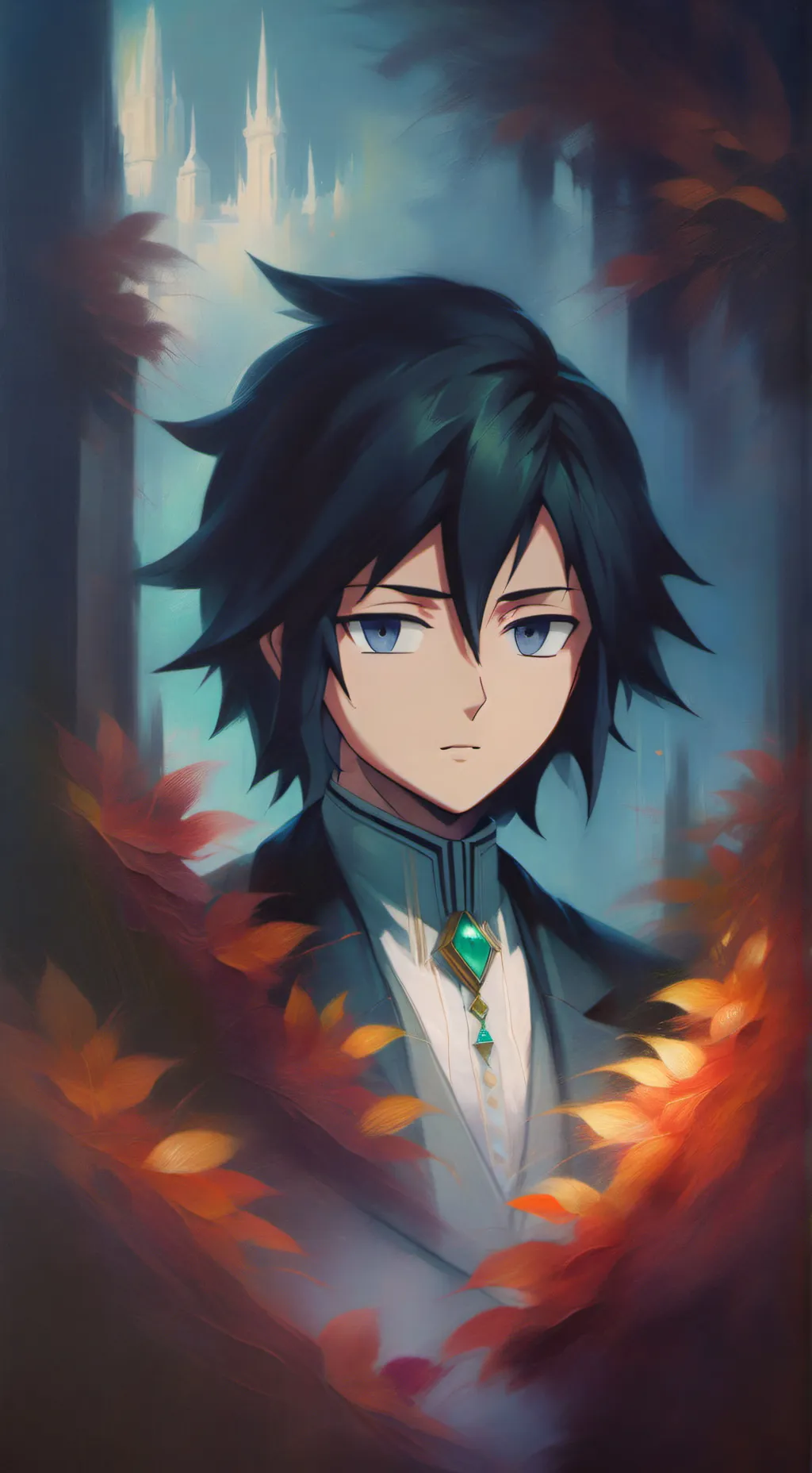 ai character: tomioka giyuu  background