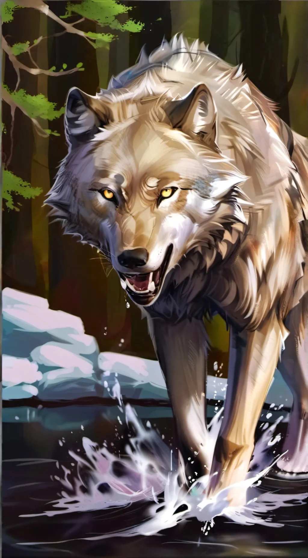 ai character: Violette background