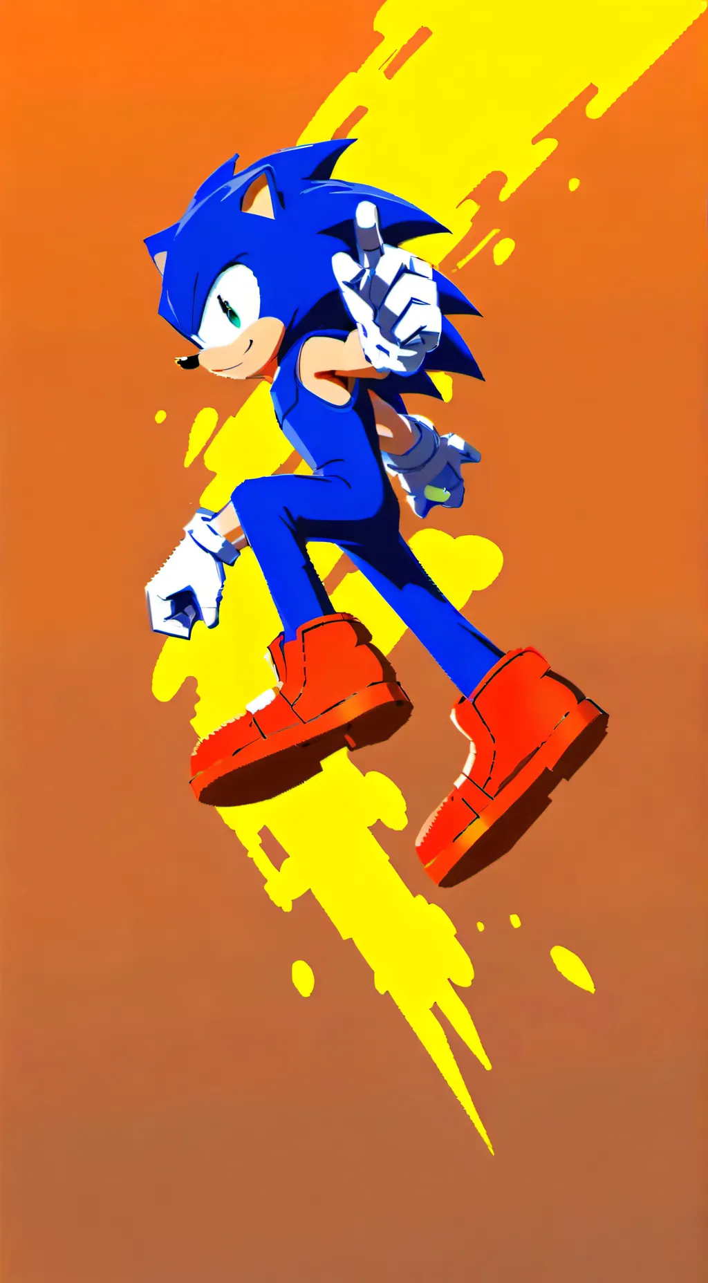 ai character: Sonic  background