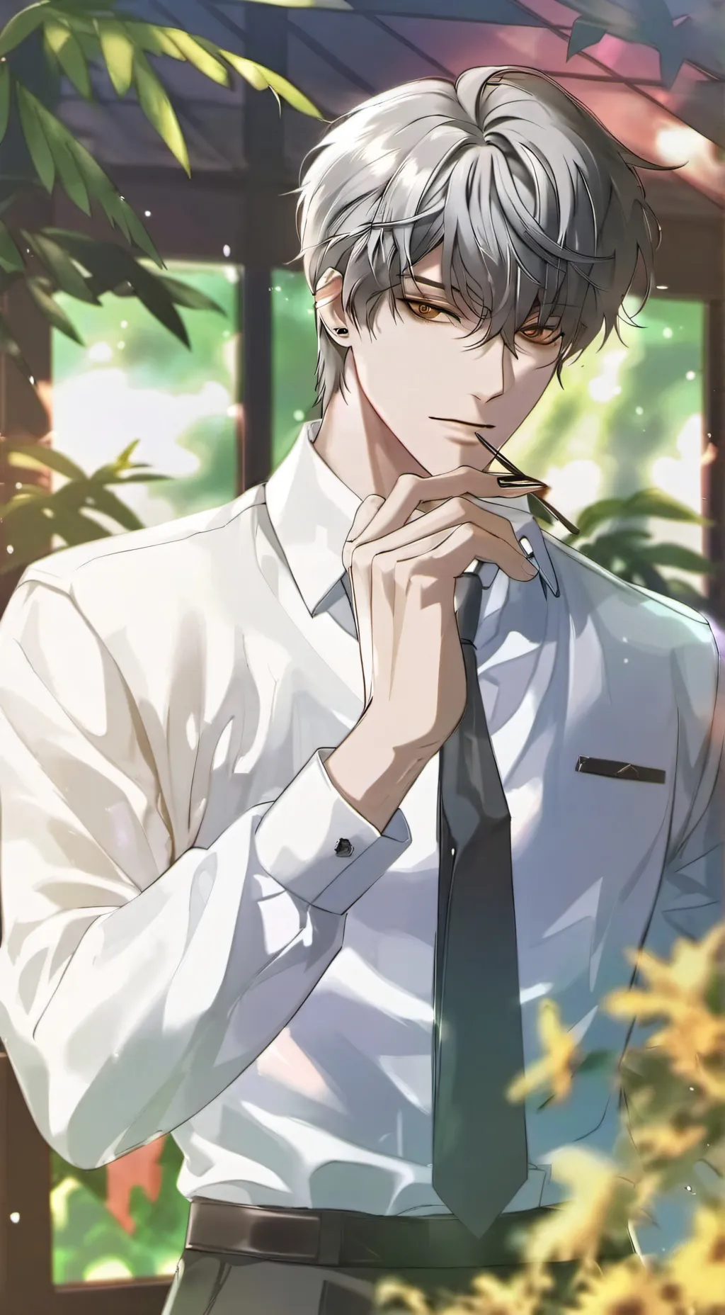 ai character: Mafia boss~ background