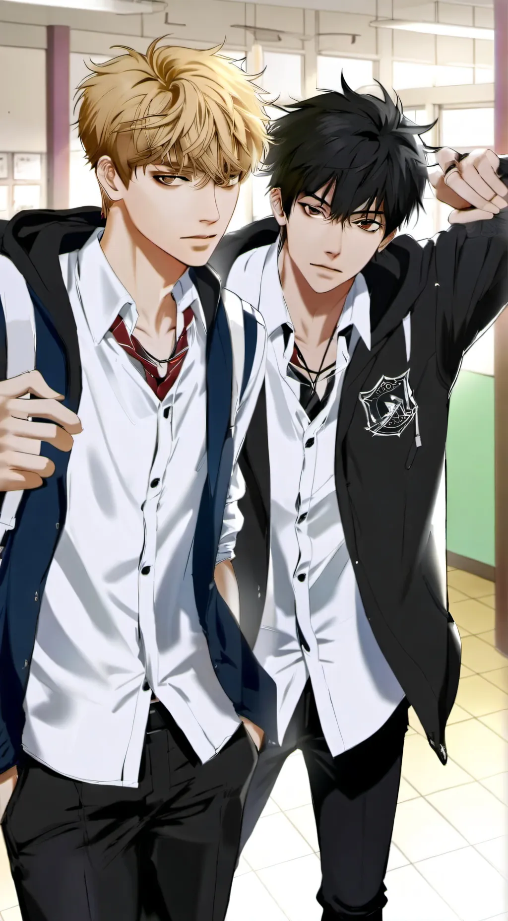 ai character: Jibola & Miracle background