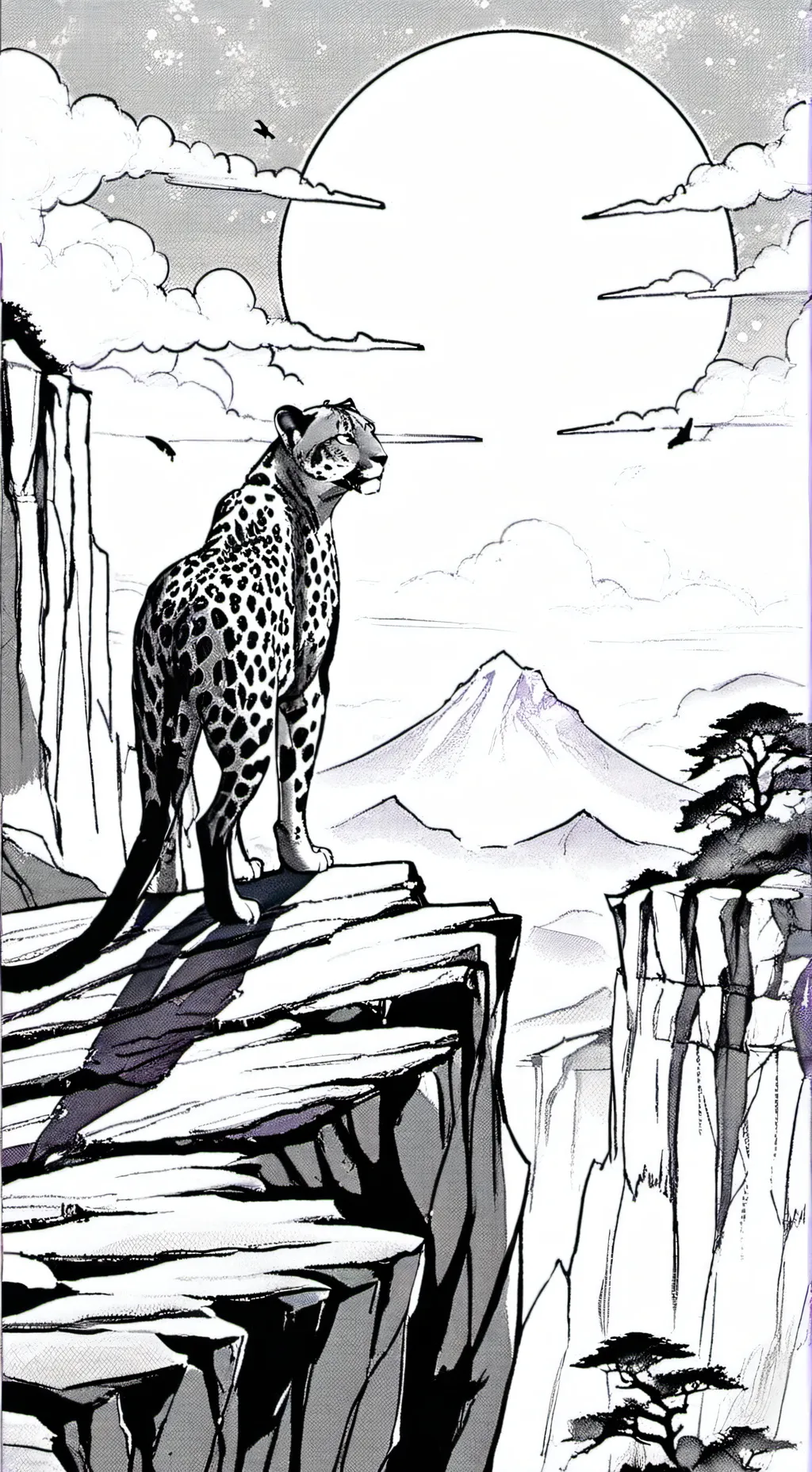 ai character: The Gray World background