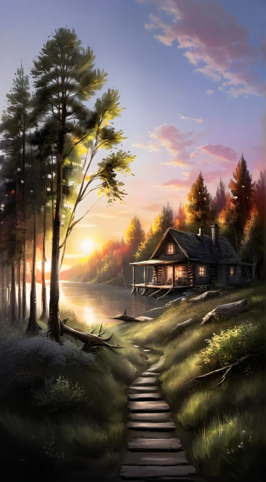 ai character: ♡✯school camp!✯♡ background