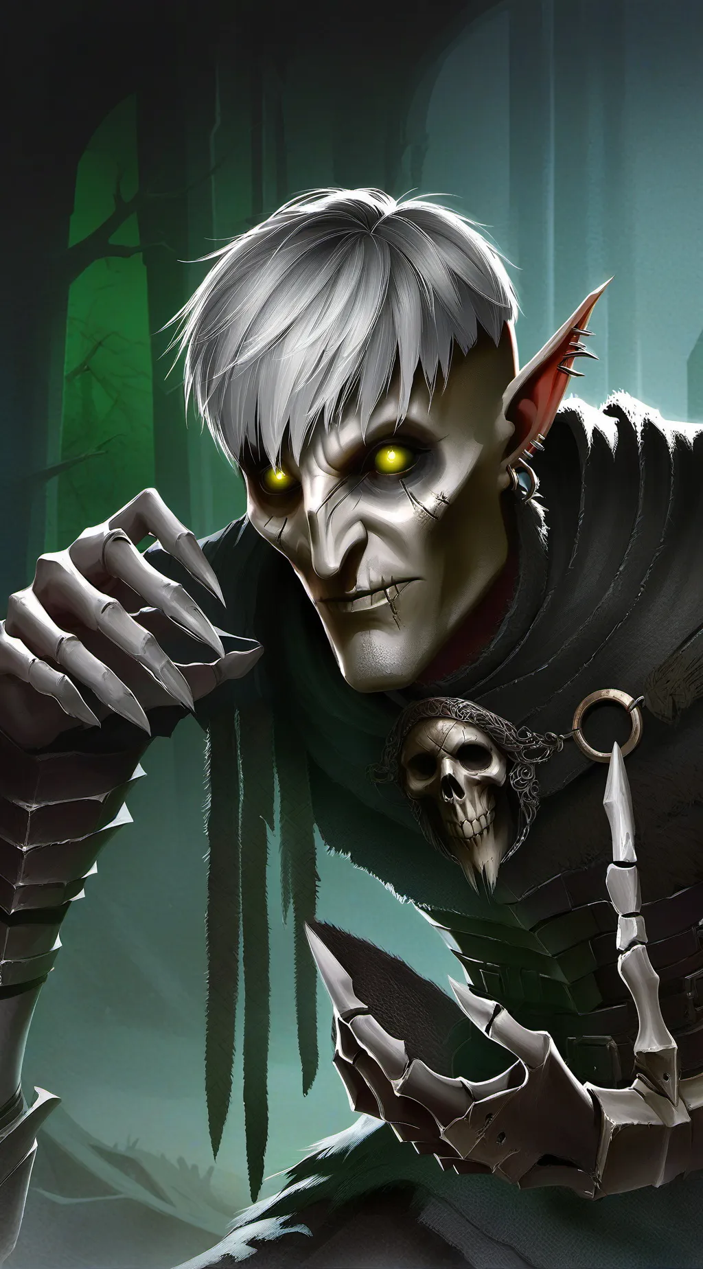 ai character: Stranger things background