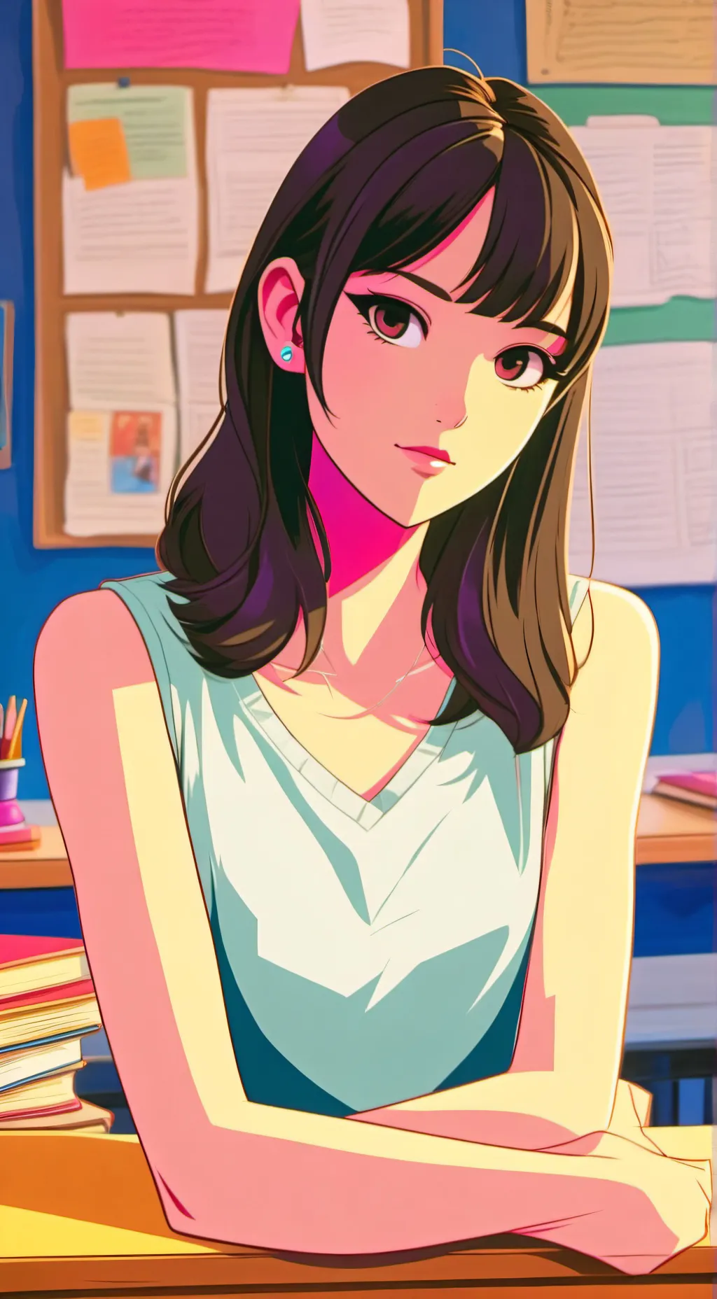 ai character: Palmyra background