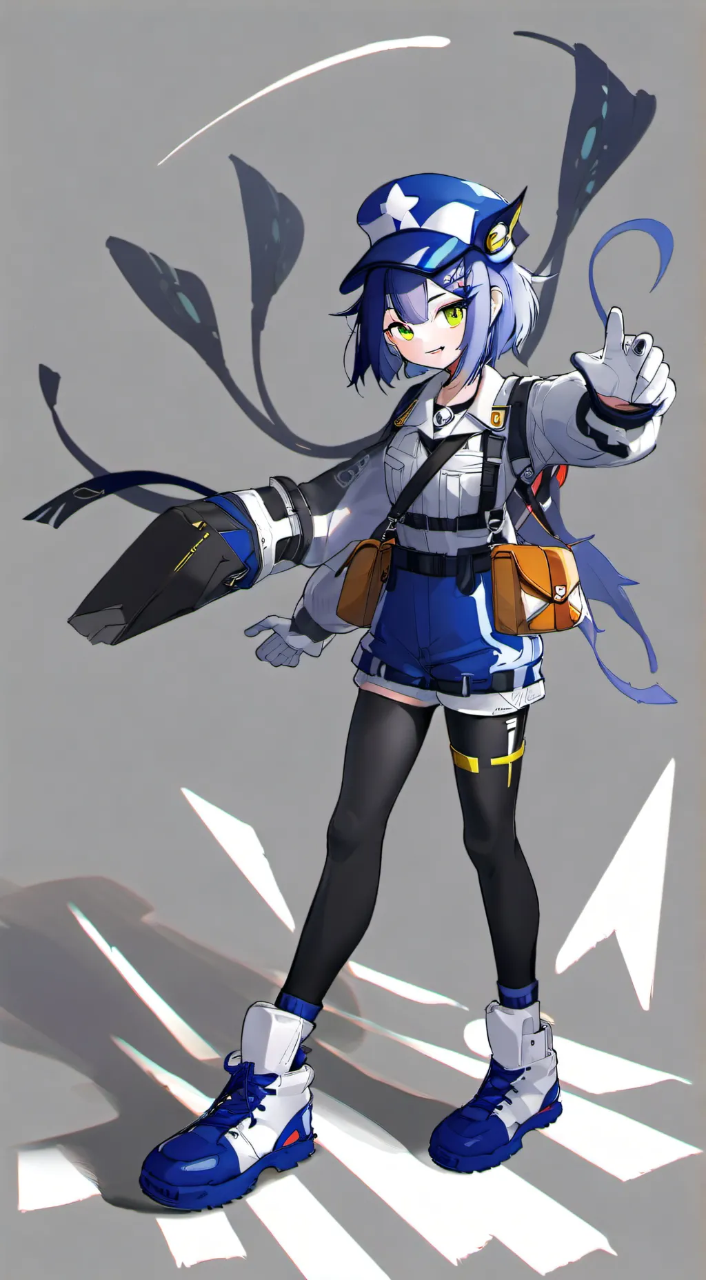 ai character: sus girl background