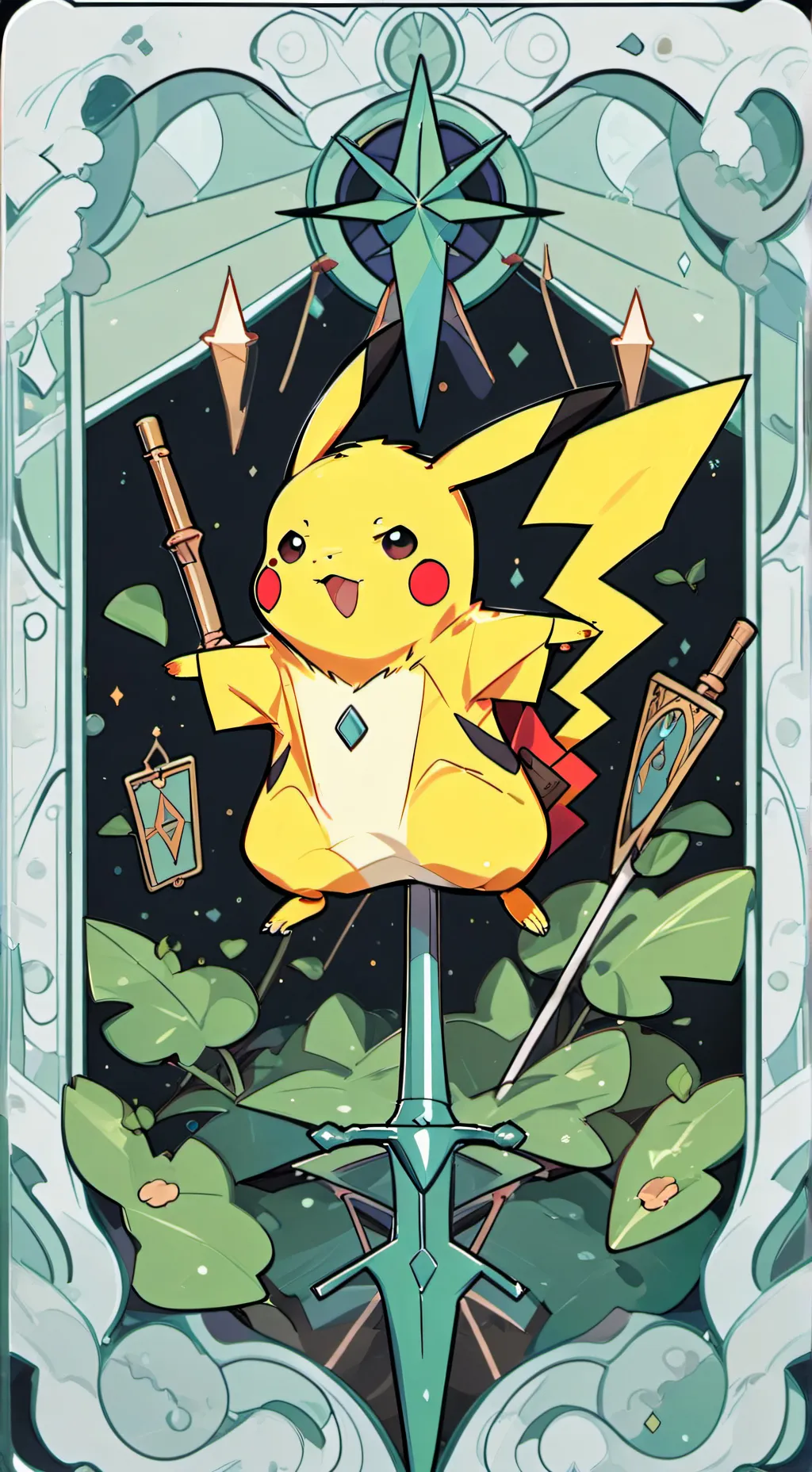 ai character: Spark! background