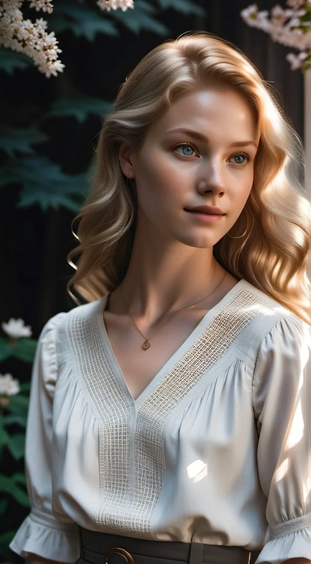 ai character: Star Portmin background