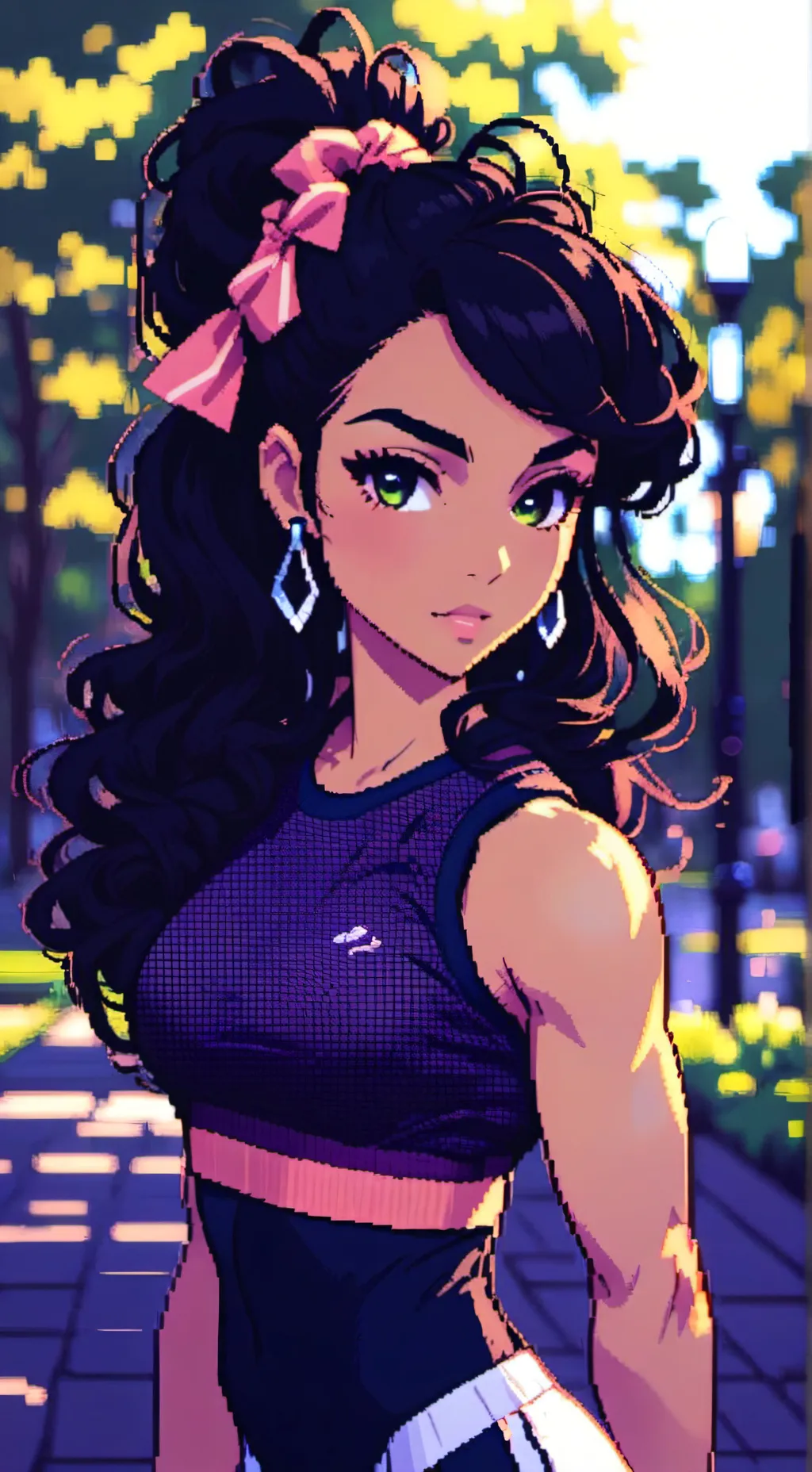 ai character: Cielo background