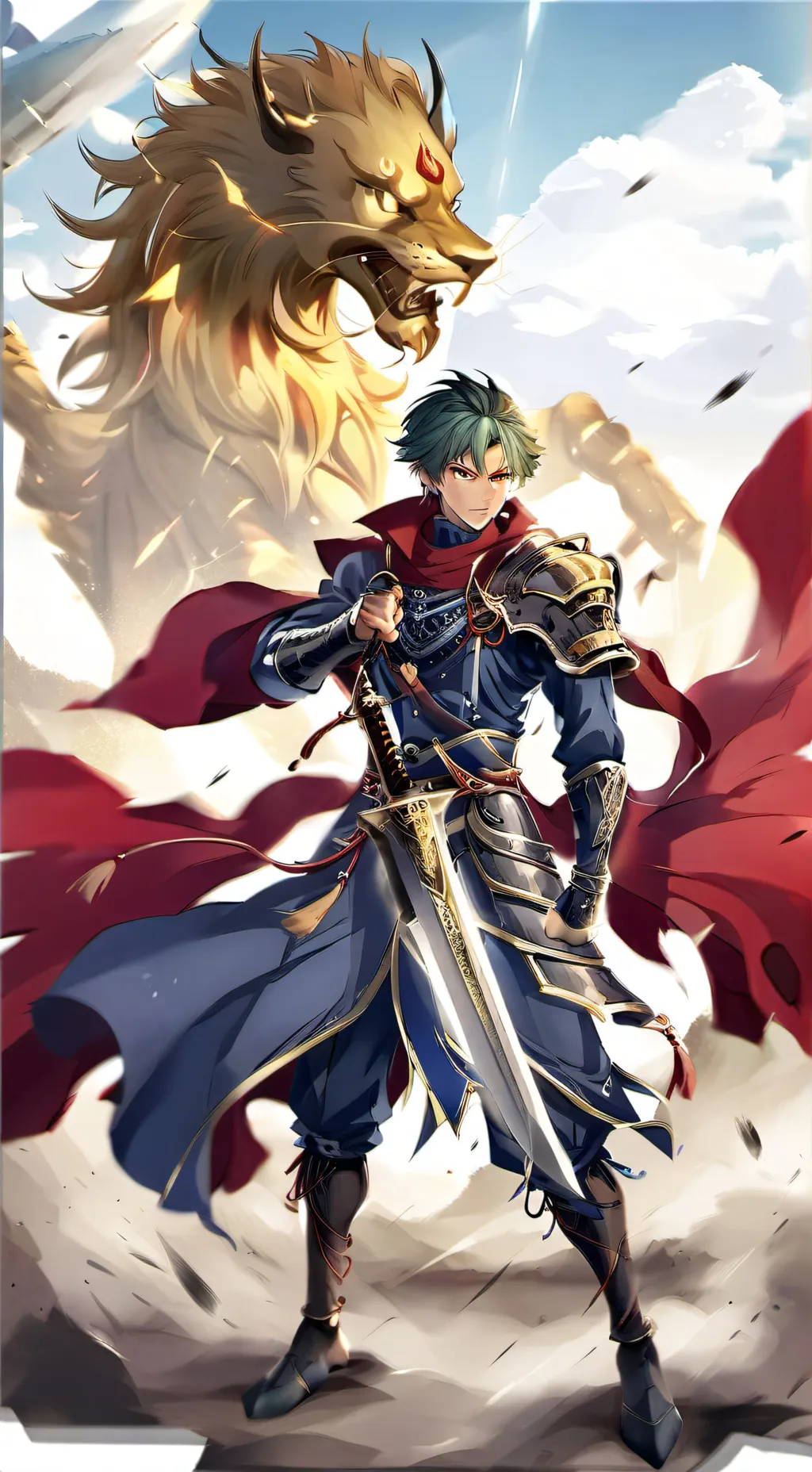 ai character: Alm (FE2) background