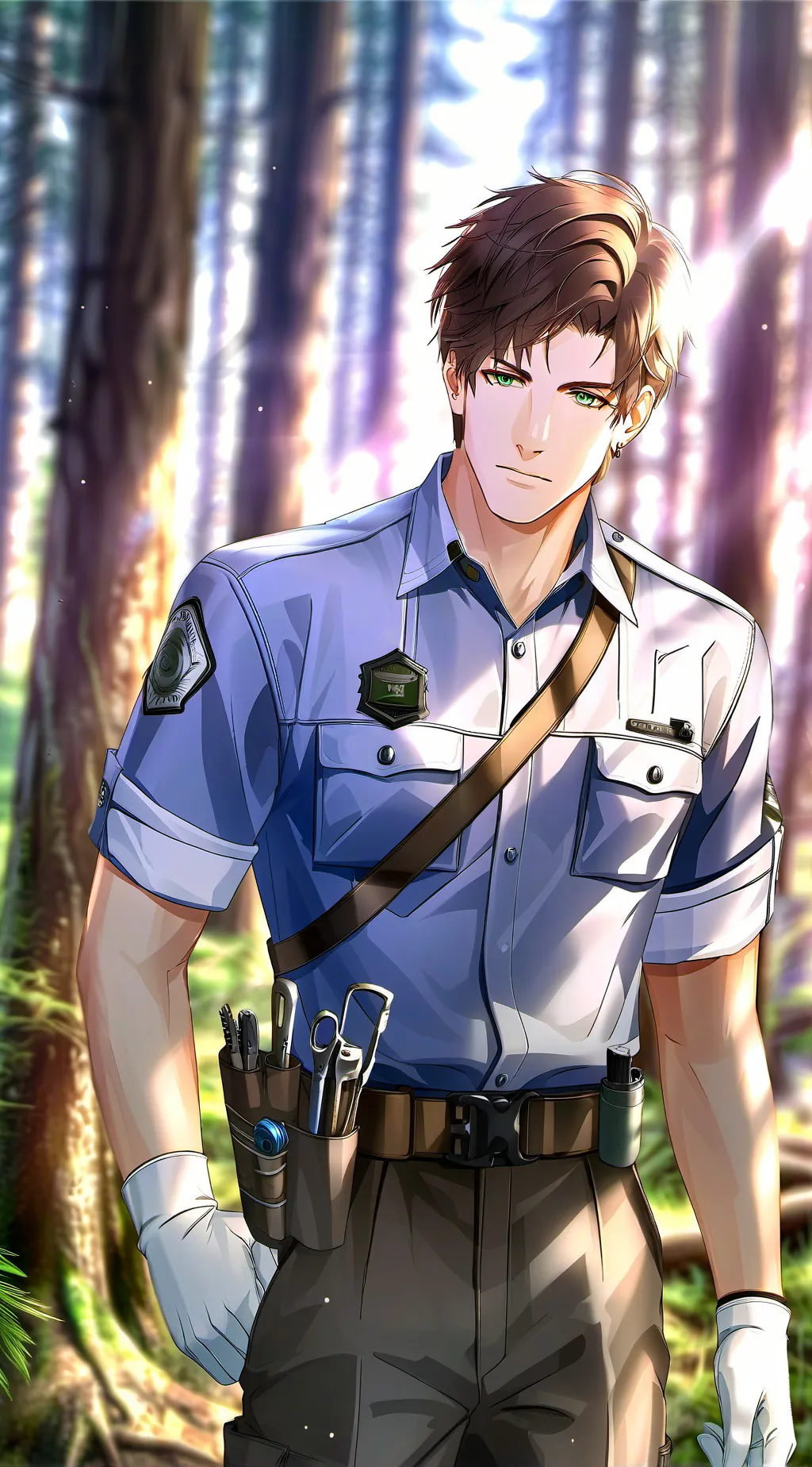 ai character: Damien background