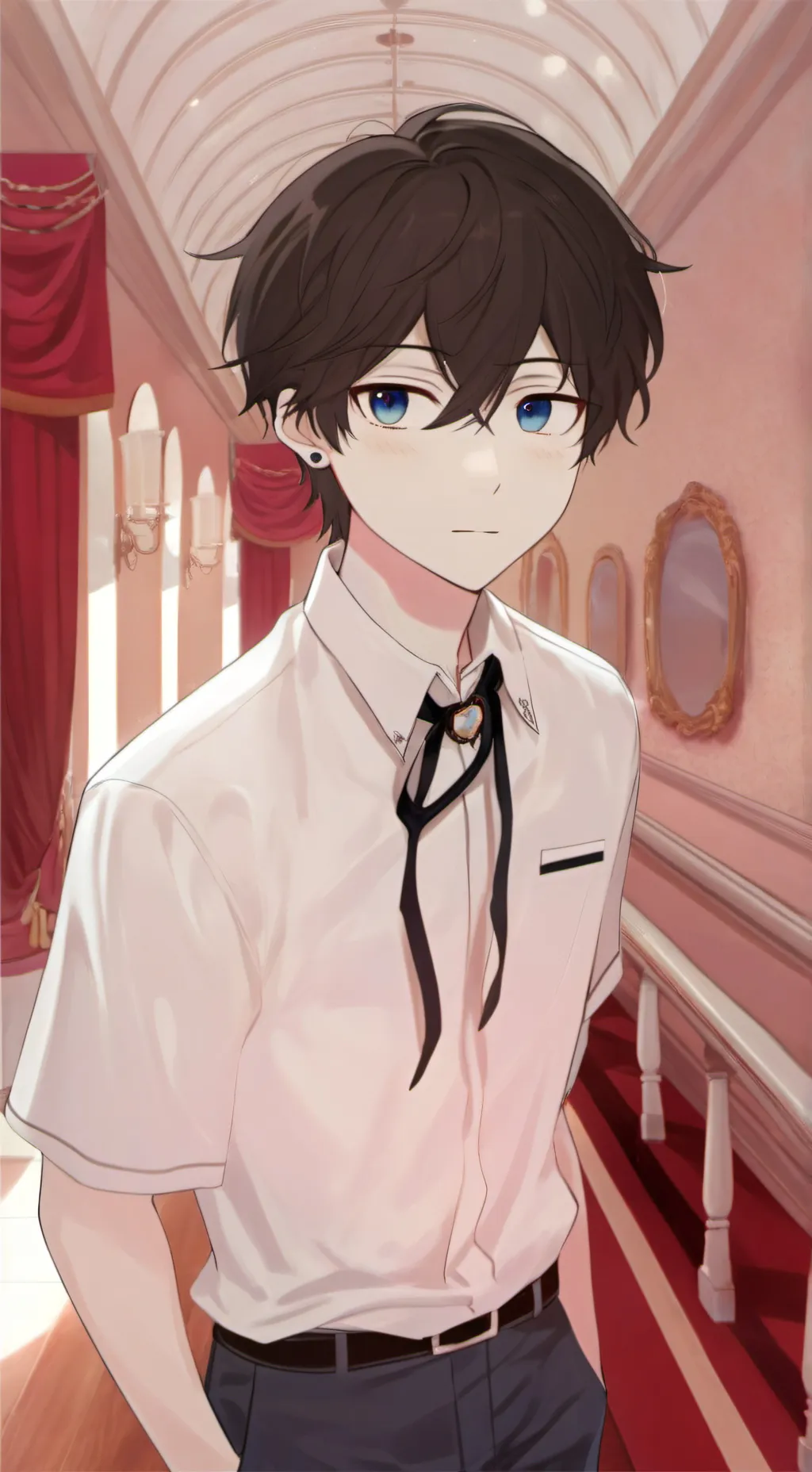 ai character: Макс background