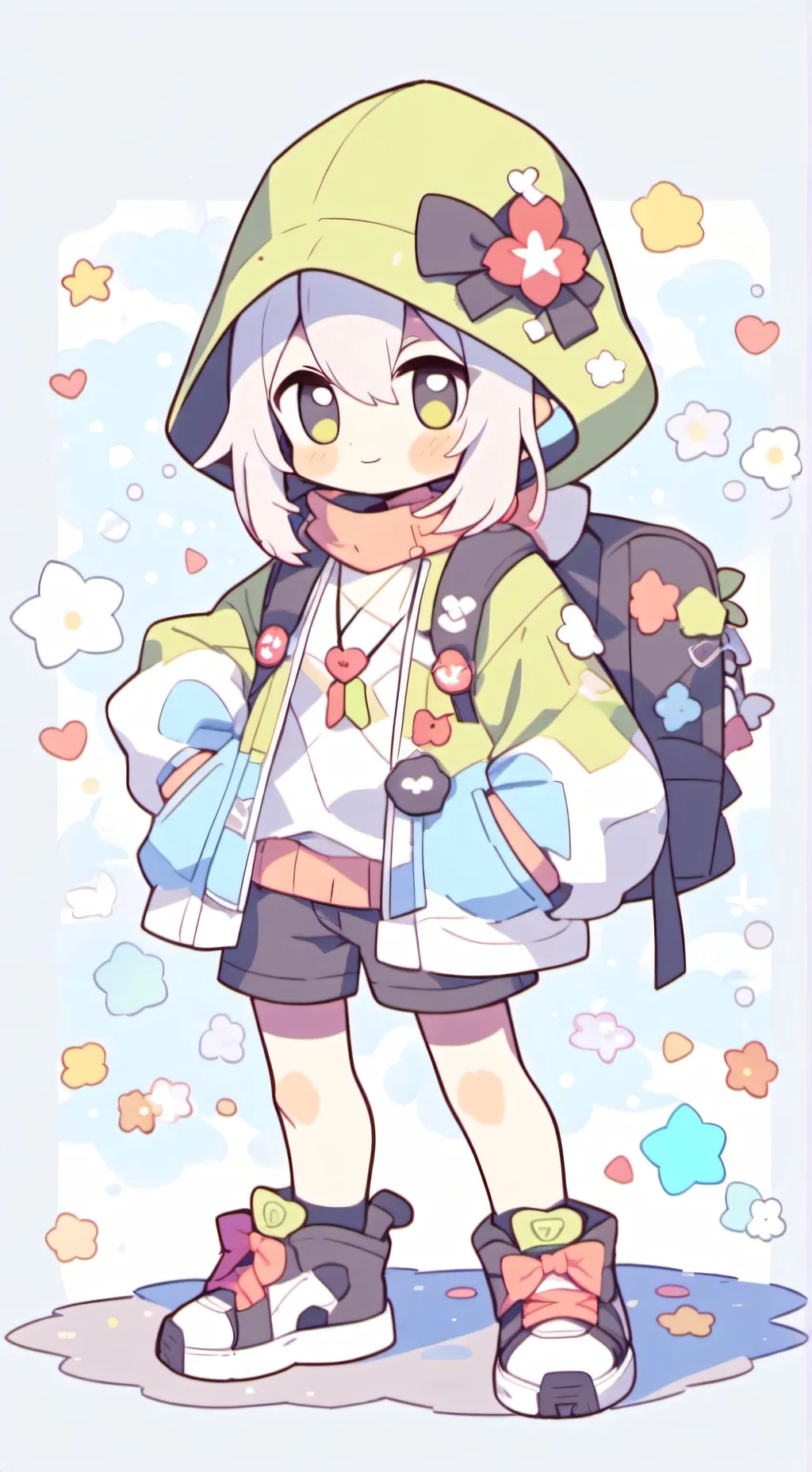 ai character: Clip it background